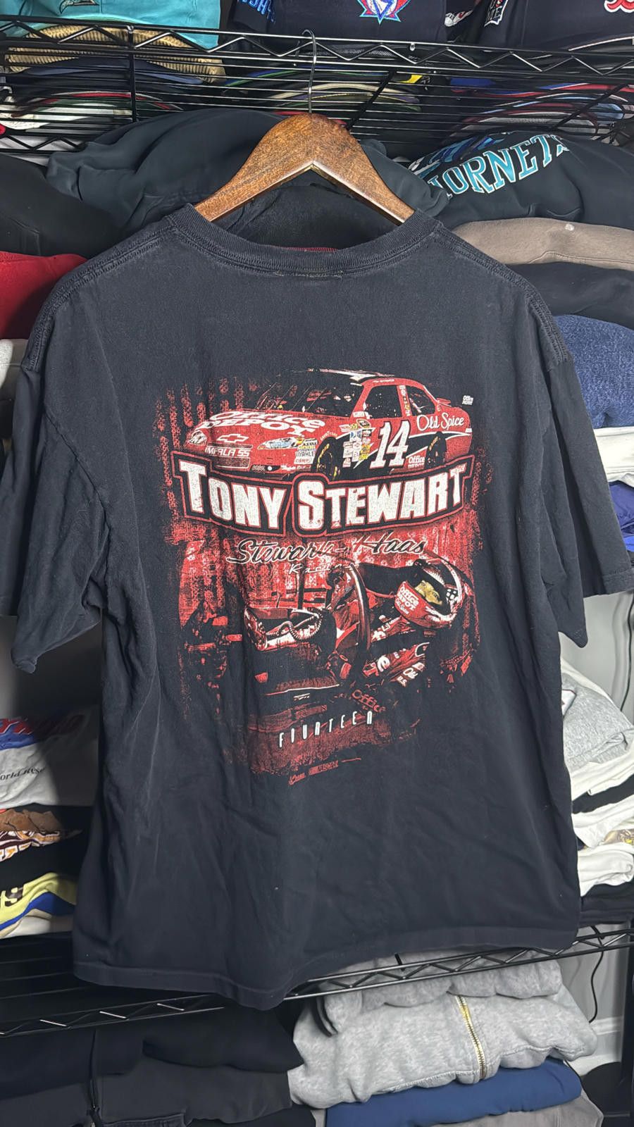 Chase Authentics Vintage Tony Stewart Nascar T-shirt Size US XL / EU 56 / 4 - 3 Thumbnail