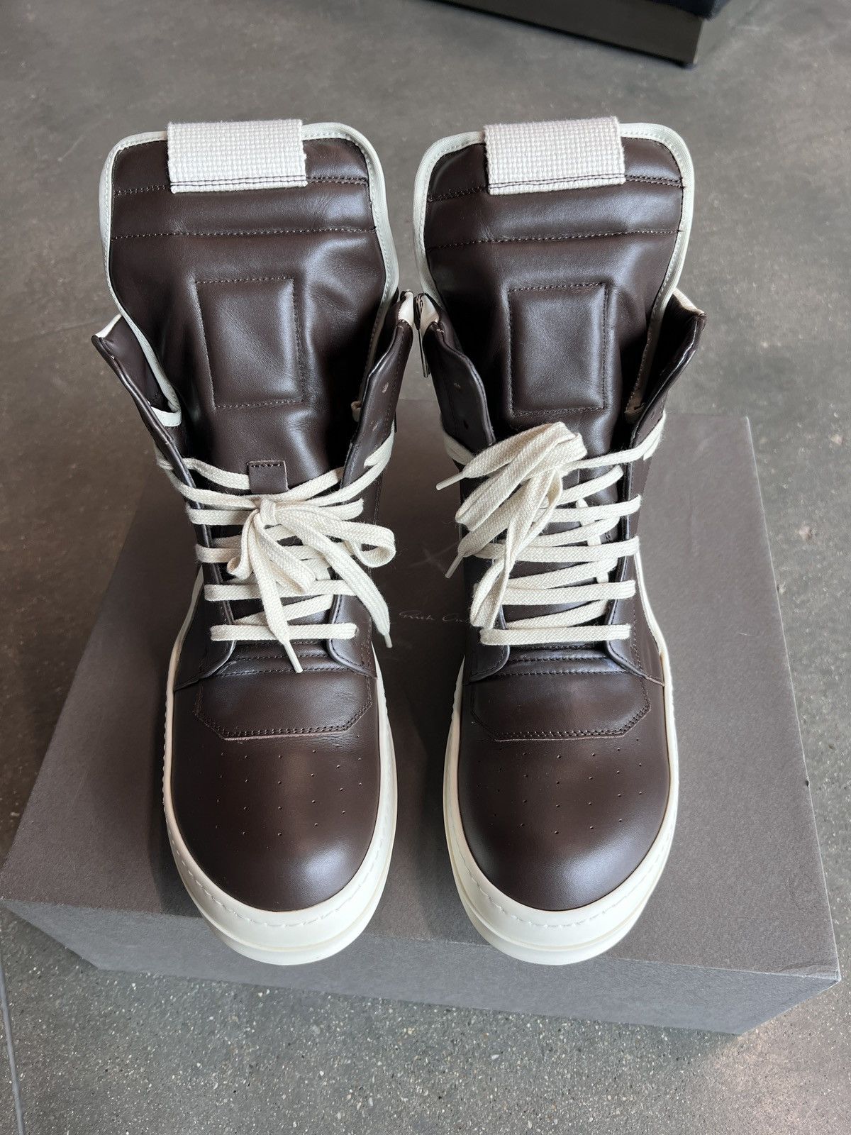 Rick Owens Rick Owens Geobasket Brown Milk Size 42 / US 9 New