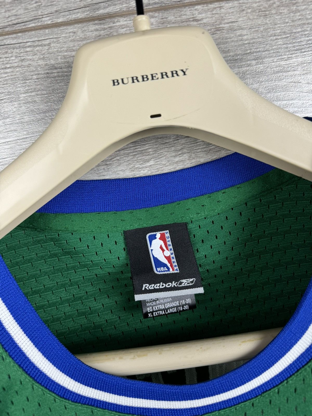NBA × Reebok × Vintage NBA REEBOK 1987-88 HARDWOOD VINTAGE DIRK NOWITZKI DALLAS Size US M / EU 48-50 / 2 - 3 Thumbnail