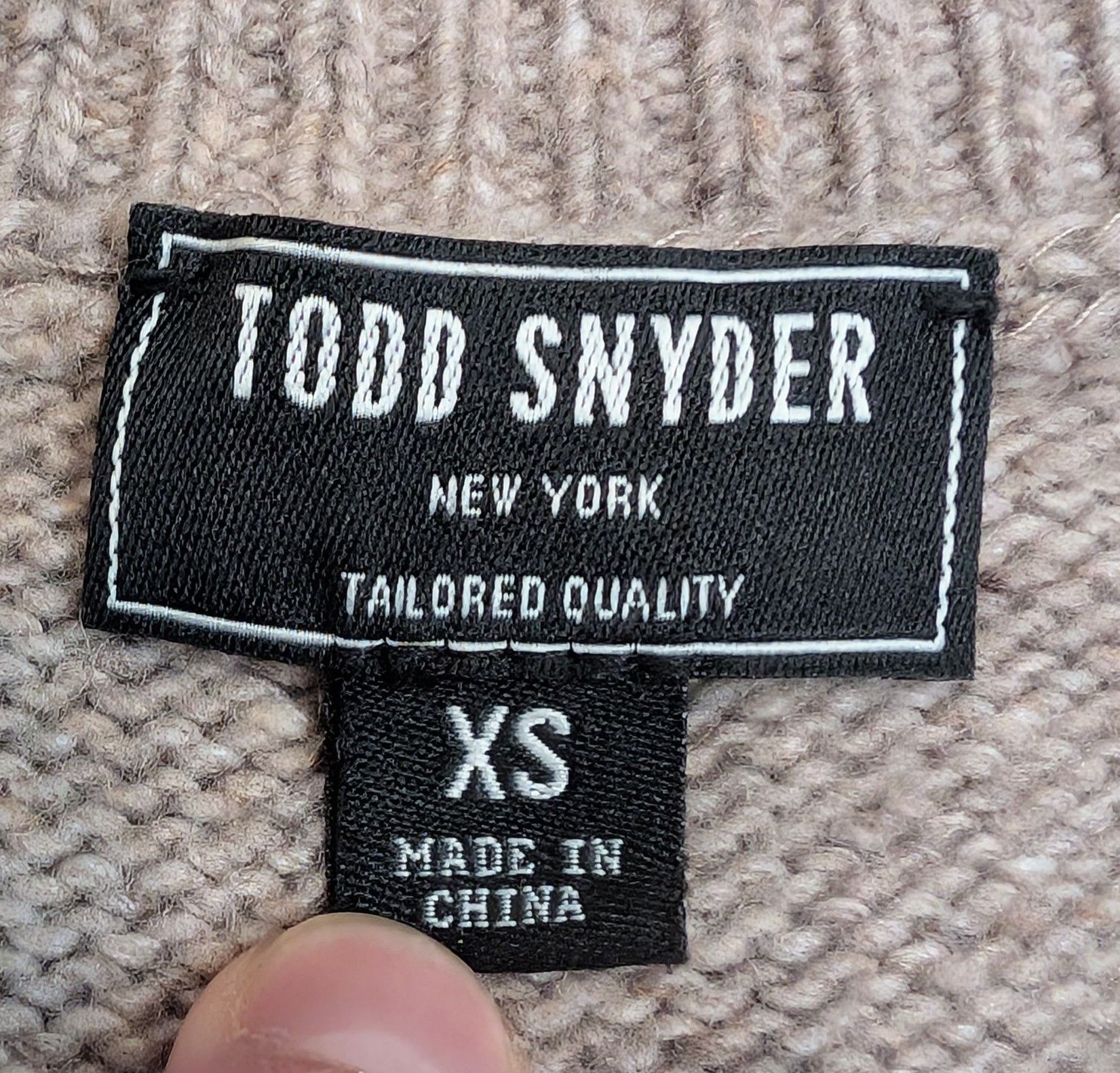 Todd Snyder Todd Snyder Donegal Wool Blend Sweater Oatmeal Men's Size XS Size US XS / EU 42 / 0 - 3 Thumbnail