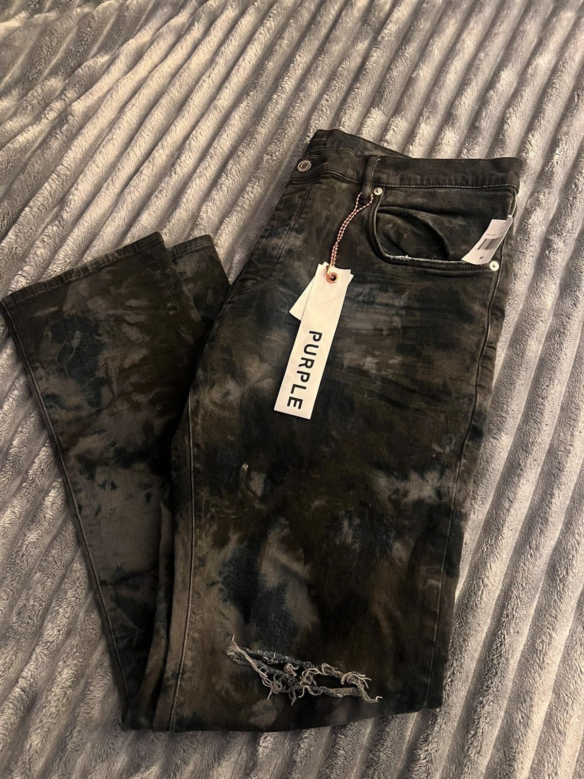 Purple Brand Purple Brand P001 Marbled Jeans Size US 40 / EU 56 - 2 Thumbnail