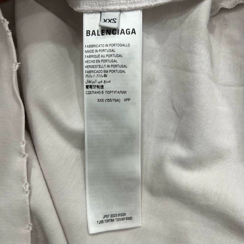 Balenciaga Balenciaga Logo Short Sleeve T-Shirt XXS-2506 Size US XXS / EU 40 - 6 Thumbnail