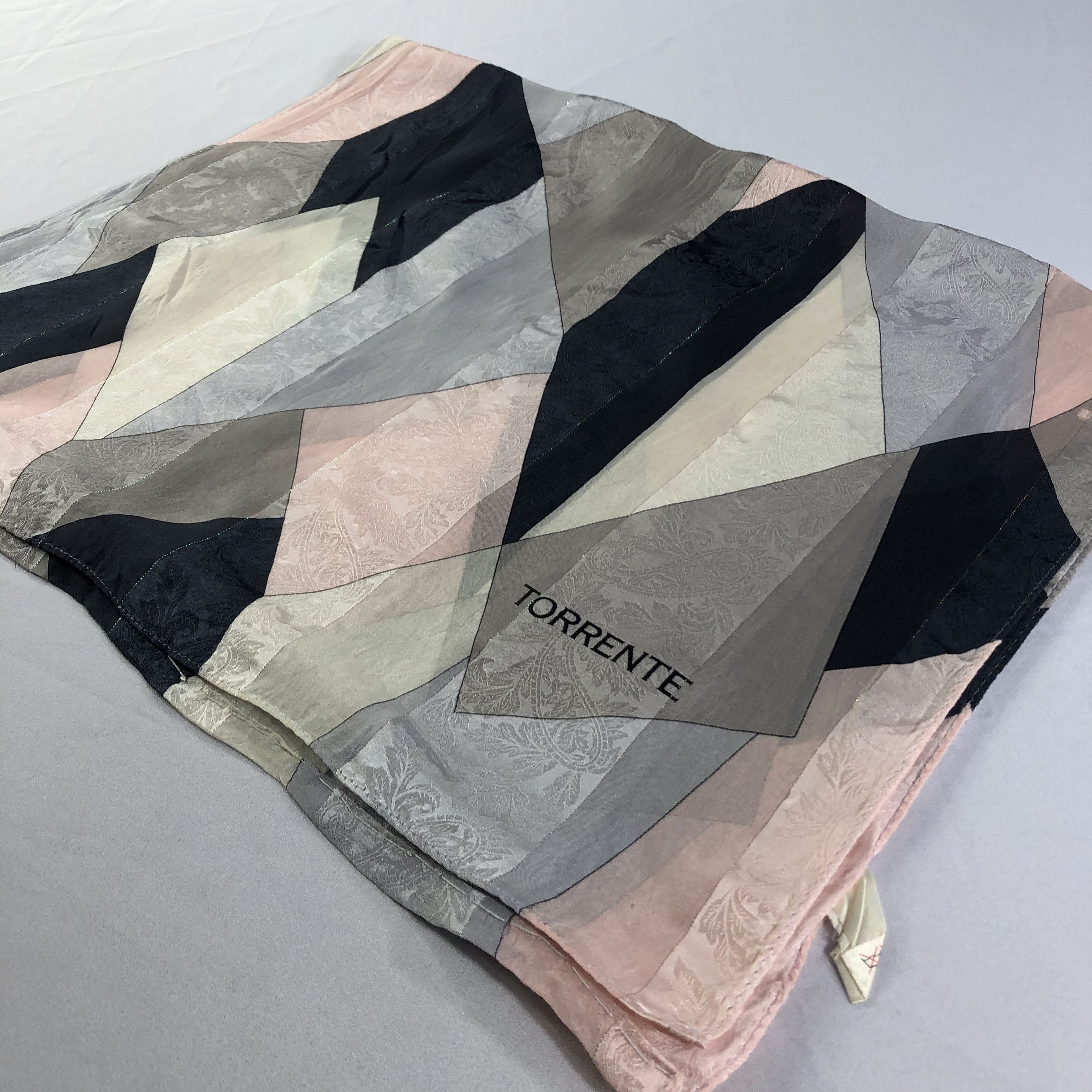 Vintage Vintage Torrente Silk Scarf Size ONE SIZE - 3 Thumbnail