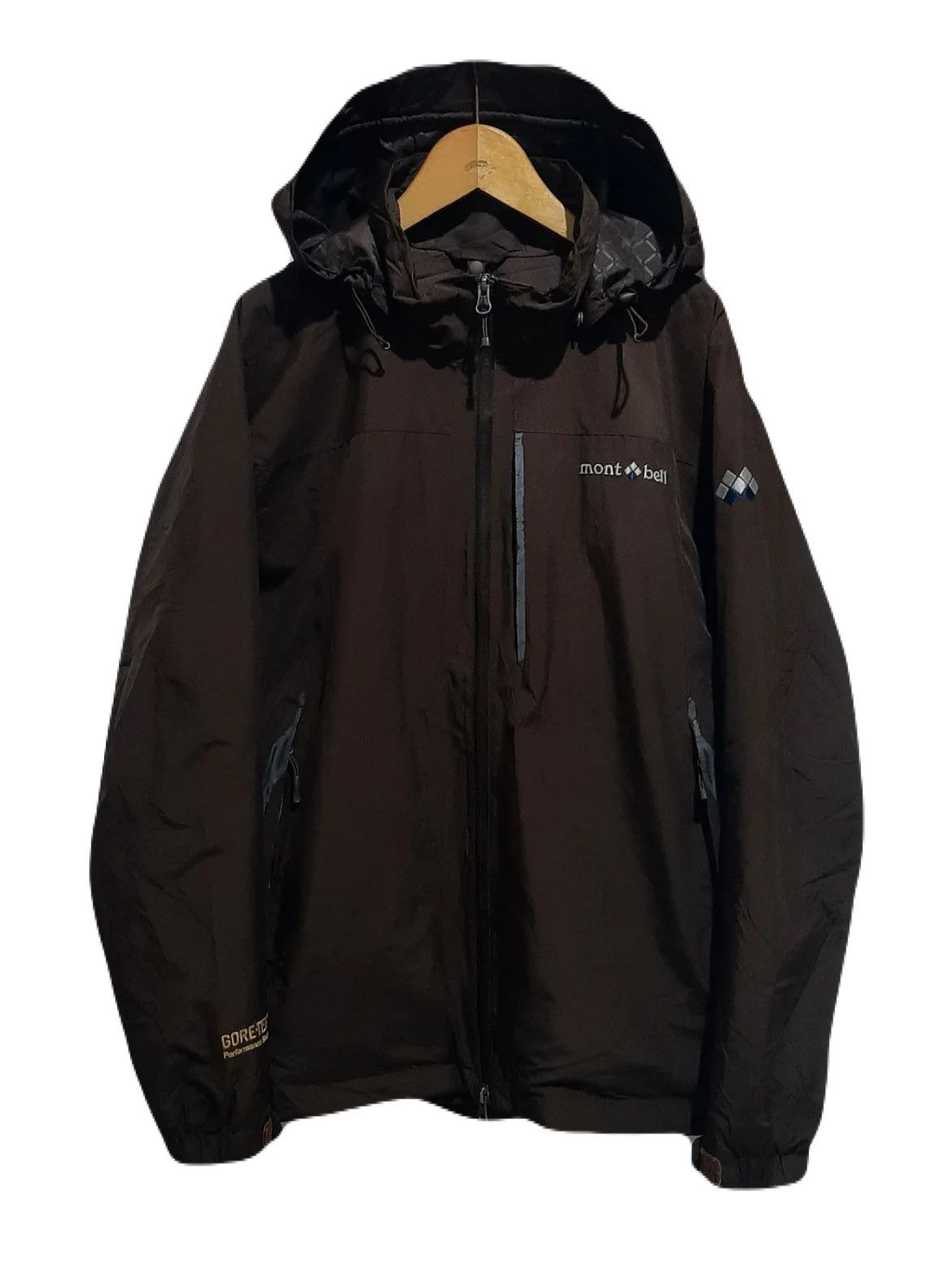 Japanese Brand 2000s Montbell Gore-tex Outoodor Hodded Jacket Size US L / EU 52-54 / 3 - 1 Thumbnail
