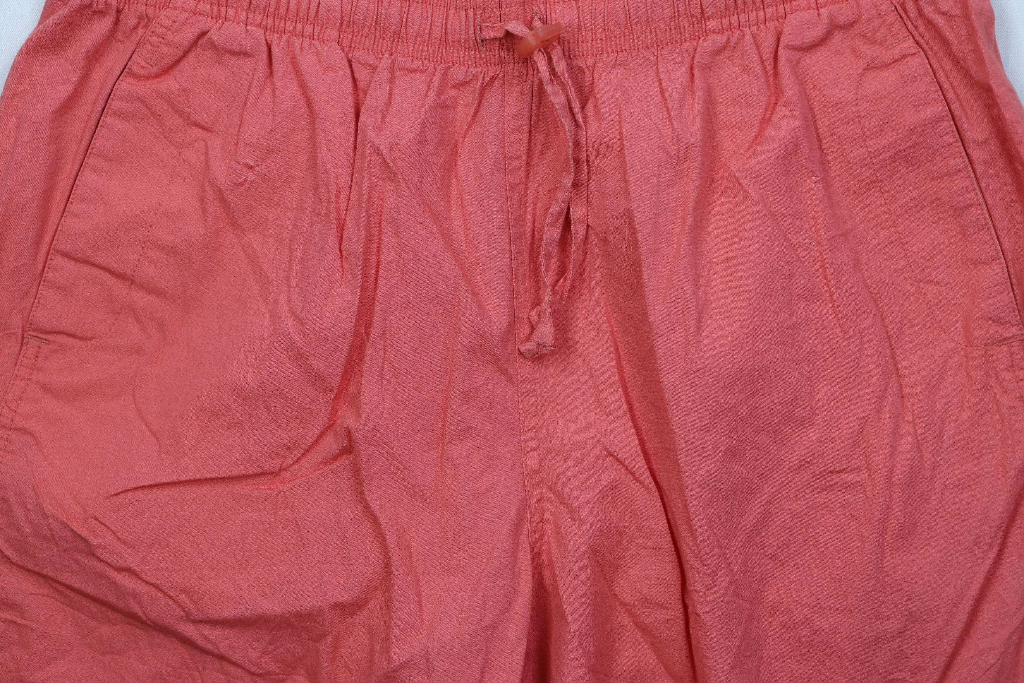 Columbia Vintage 90s Y2K Columbia Trekking Hiking Shorts Pink Cotton Size 32" / US 10 / IT 46 - 3 Thumbnail