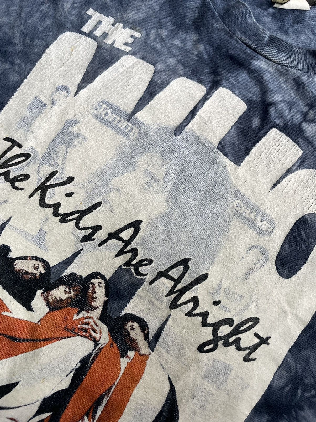 Band Tees Vintage & Rare 90’s The Who Liquid Blue Tie Dye Tshirt Size US M / EU 48-50 / 2 - 11 Thumbnail
