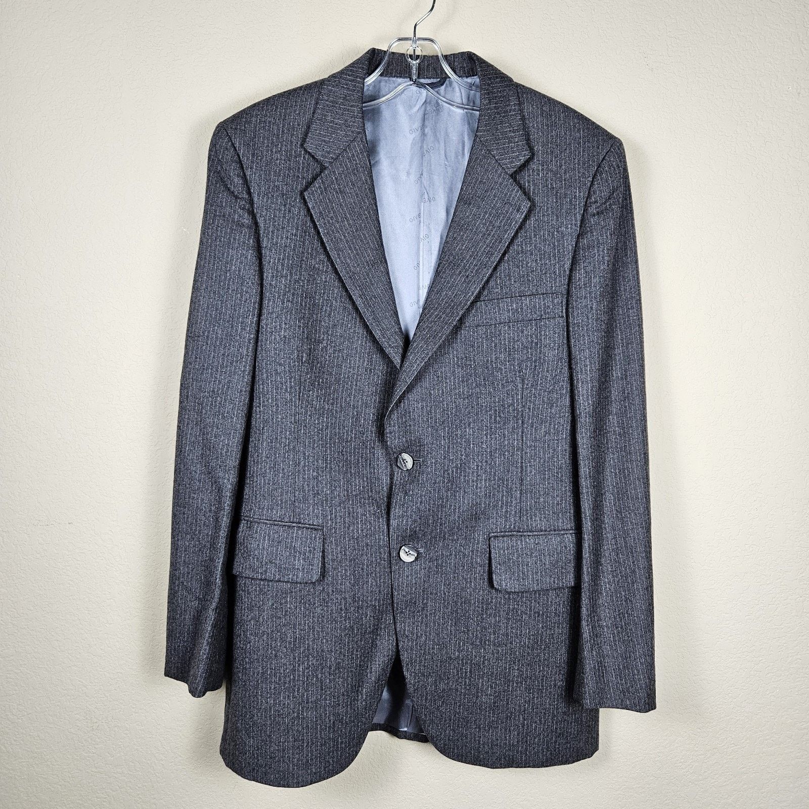 Givenchy × Vintage VTG Givenchy Gentleman Paris Suit Jacket Size 38R - 8 Thumbnail