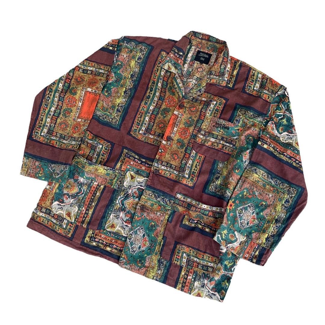 Designer × Jean Paul Gaultier × Vintage Jean Paul Gaultier Homme Outer Shirt Size US L / EU 52-54 / 3 - 3 Thumbnail