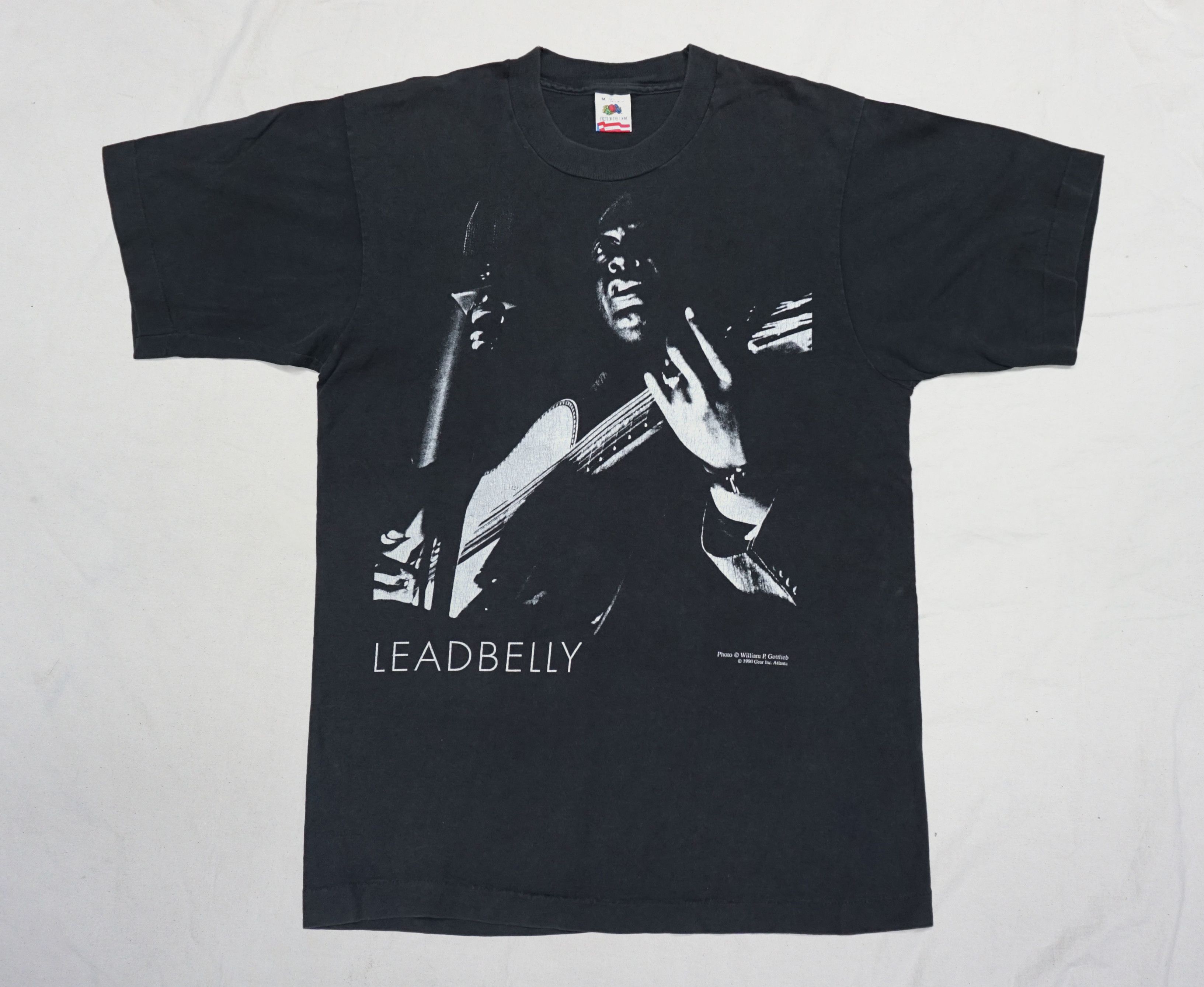 Band Tees × Vintage 90's Leadbelly T-shirt Made In USA Size US M / EU 48-50 / 2 - 1 Thumbnail