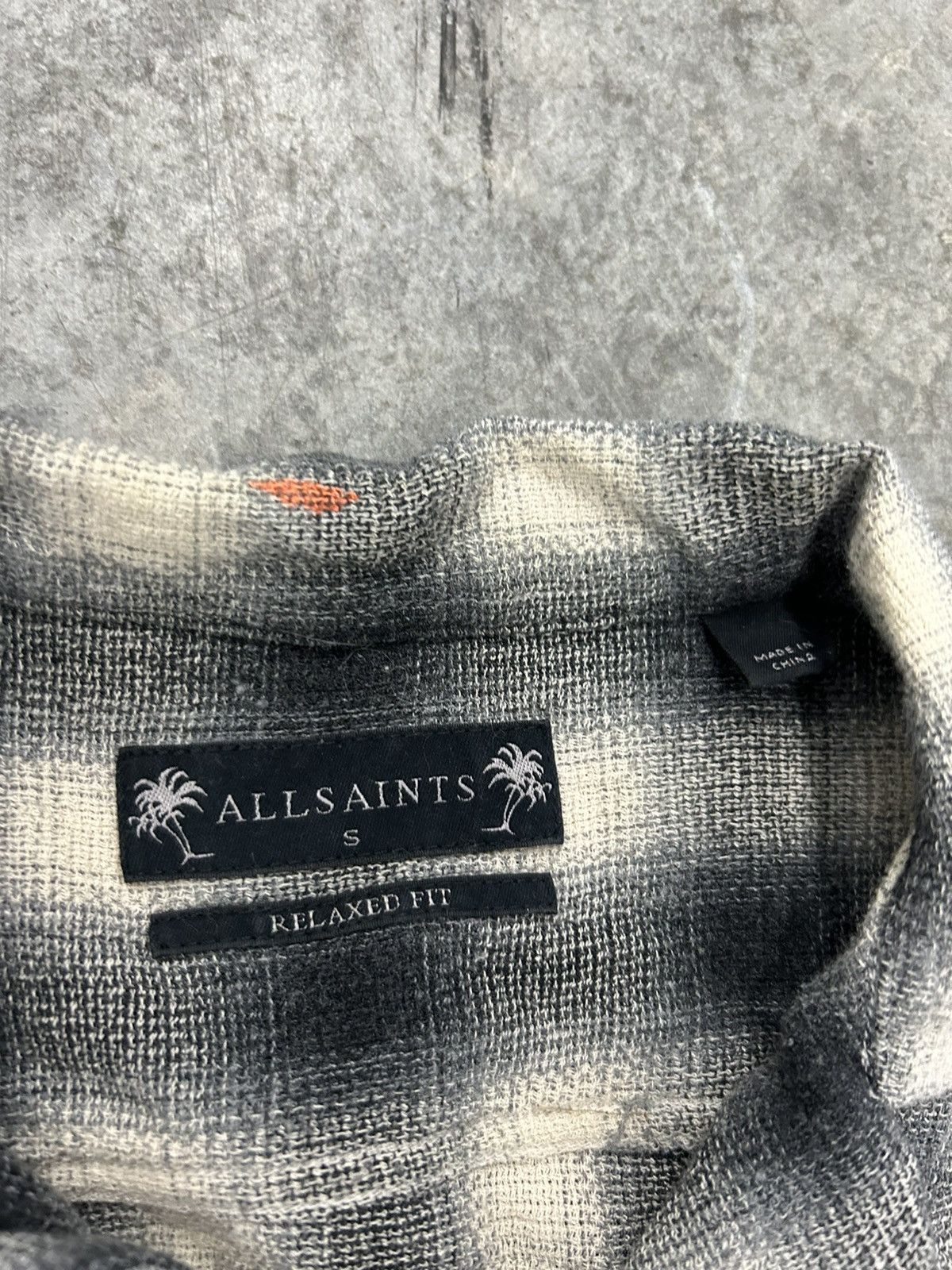 Allsaints All saints underground checkered shirt button up Size US S / EU 44-46 / 1 - 4 Thumbnail