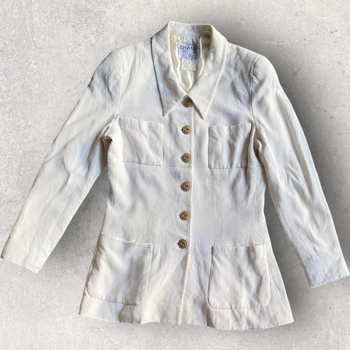 Chanel Vintage Cruise 1996 Rayon Blend Jacket Size M / US 6-8 / IT 42-44 - 1 Thumbnail