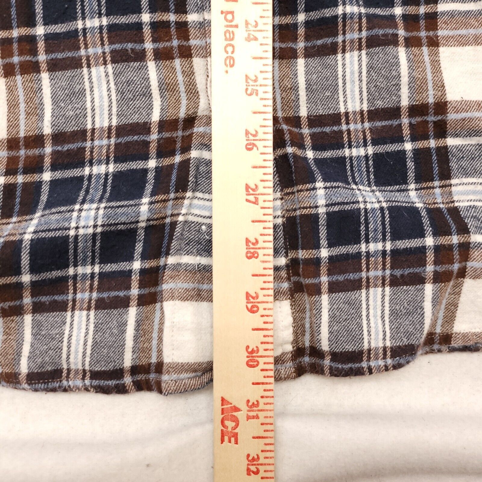 Sonoma Sonoma Tartan Flannel Shirt Mens Size Large L Blue White Size US L / EU 52-54 / 3 - 8 Thumbnail