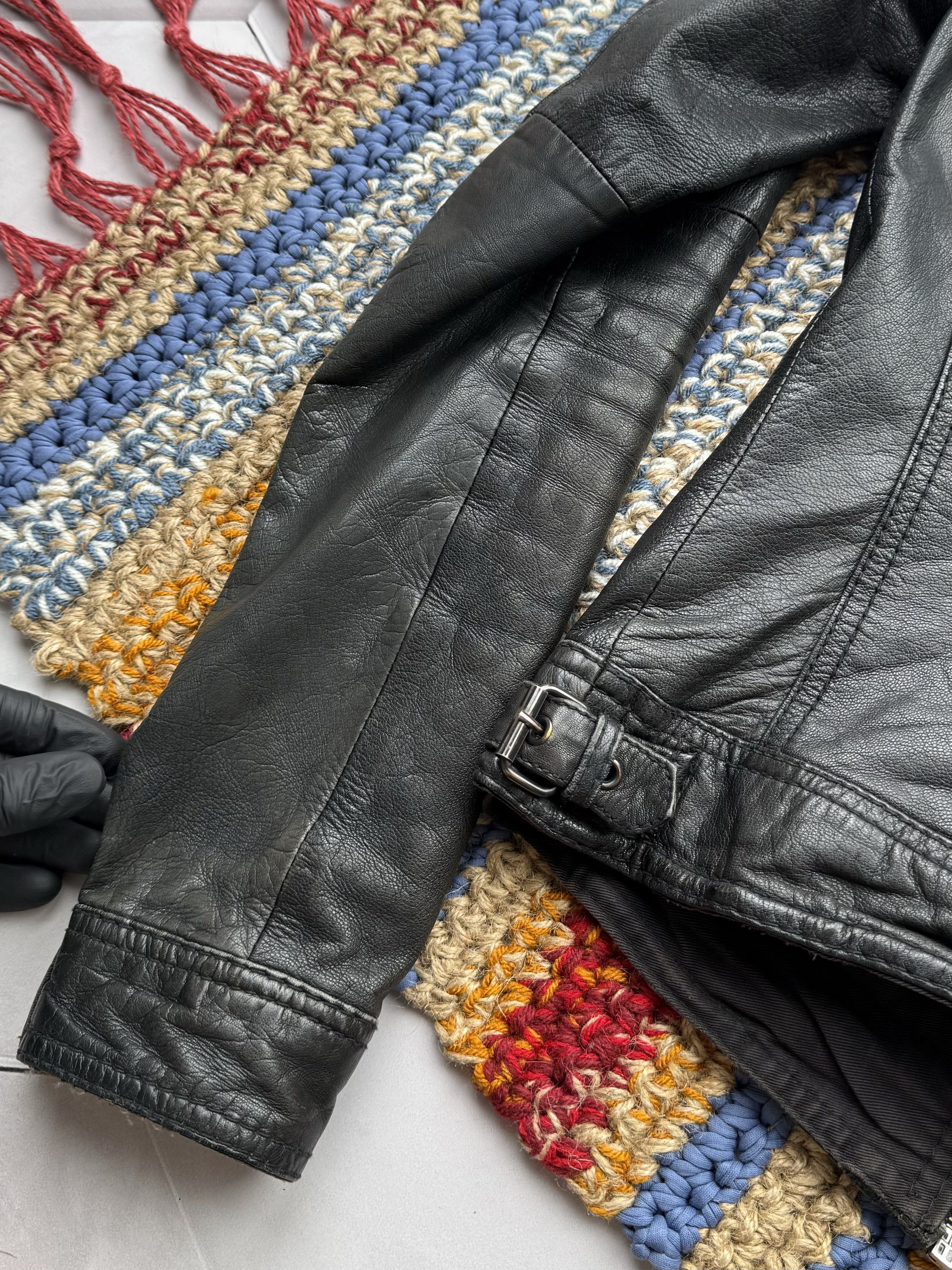 Vintage Vintage Cropped Leather Jacket Size M / US 6-8 / IT 42-44 - 13 Thumbnail