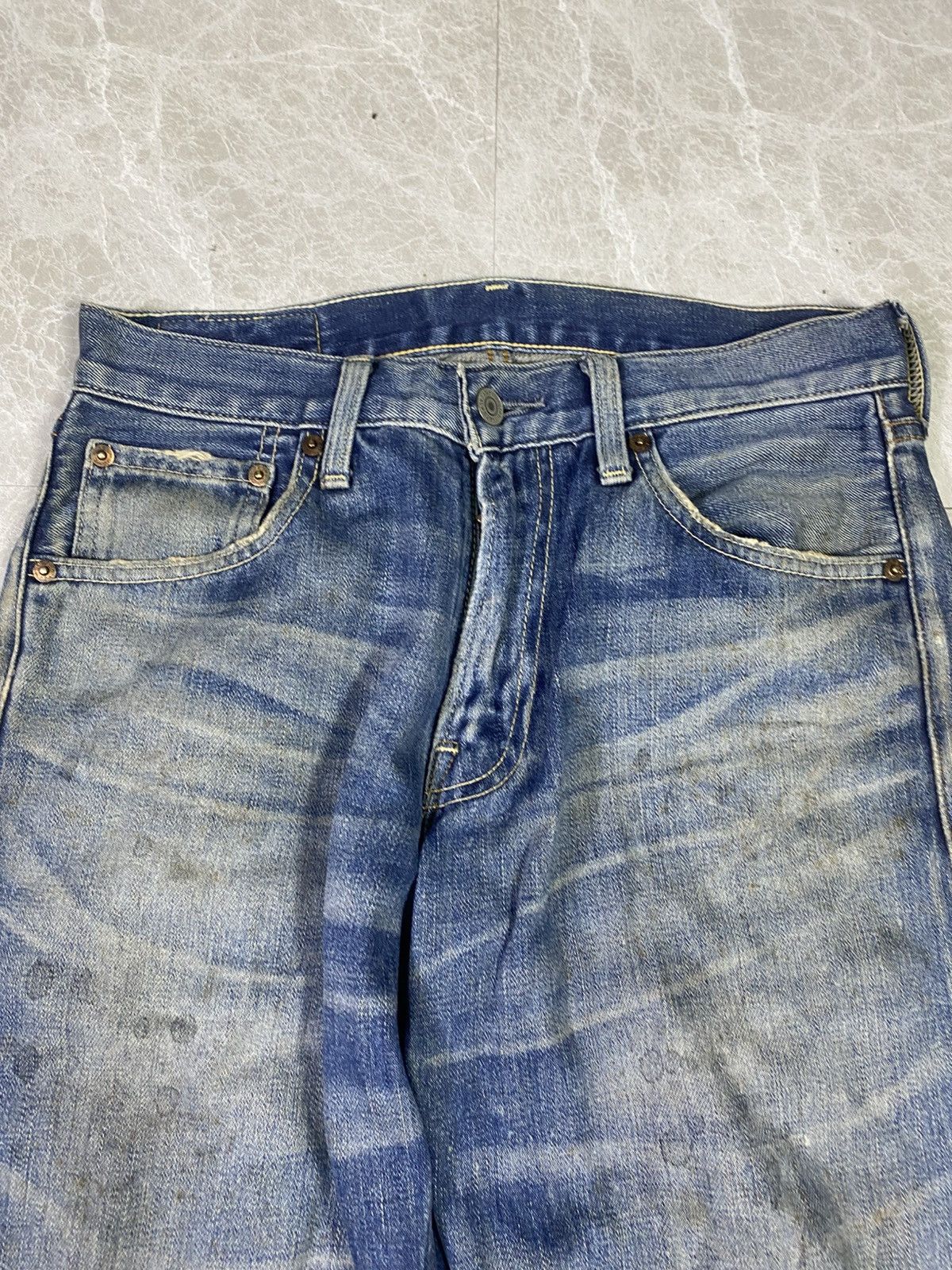 Levi's Vintage Clothing Vintage Levis 503 SelvAge jeans button v23 3381 Size US 29 - 11 Thumbnail