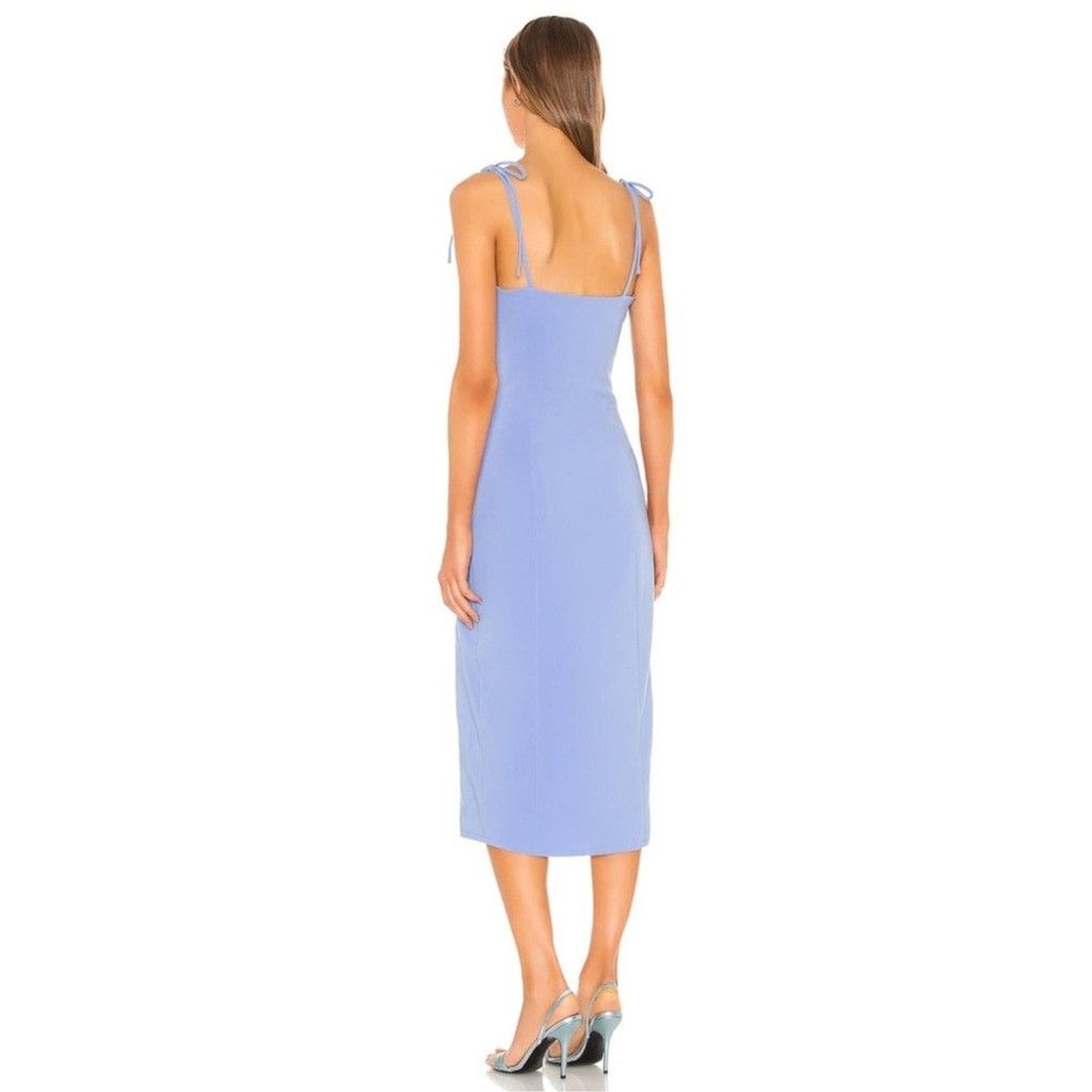 Camila Coelho Camila Coelho Aaliyah Midi Dress in Periwinkle Blue, Size: S Size XS / US 0-2 / IT 36-38 - 2 Thumbnail