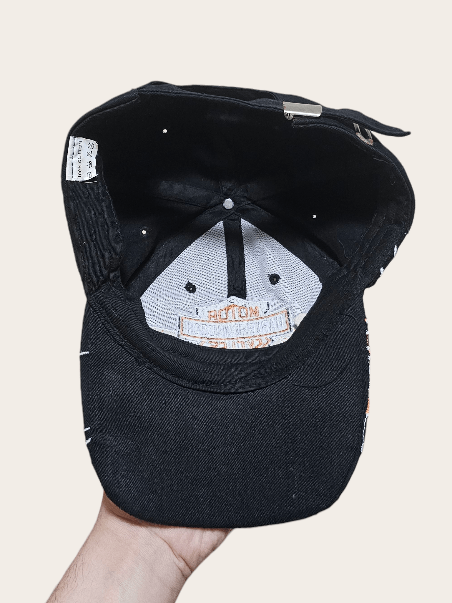 Harley Davidson Harley Davidson 90's Flames Hat Size ONE SIZE - 6 Thumbnail