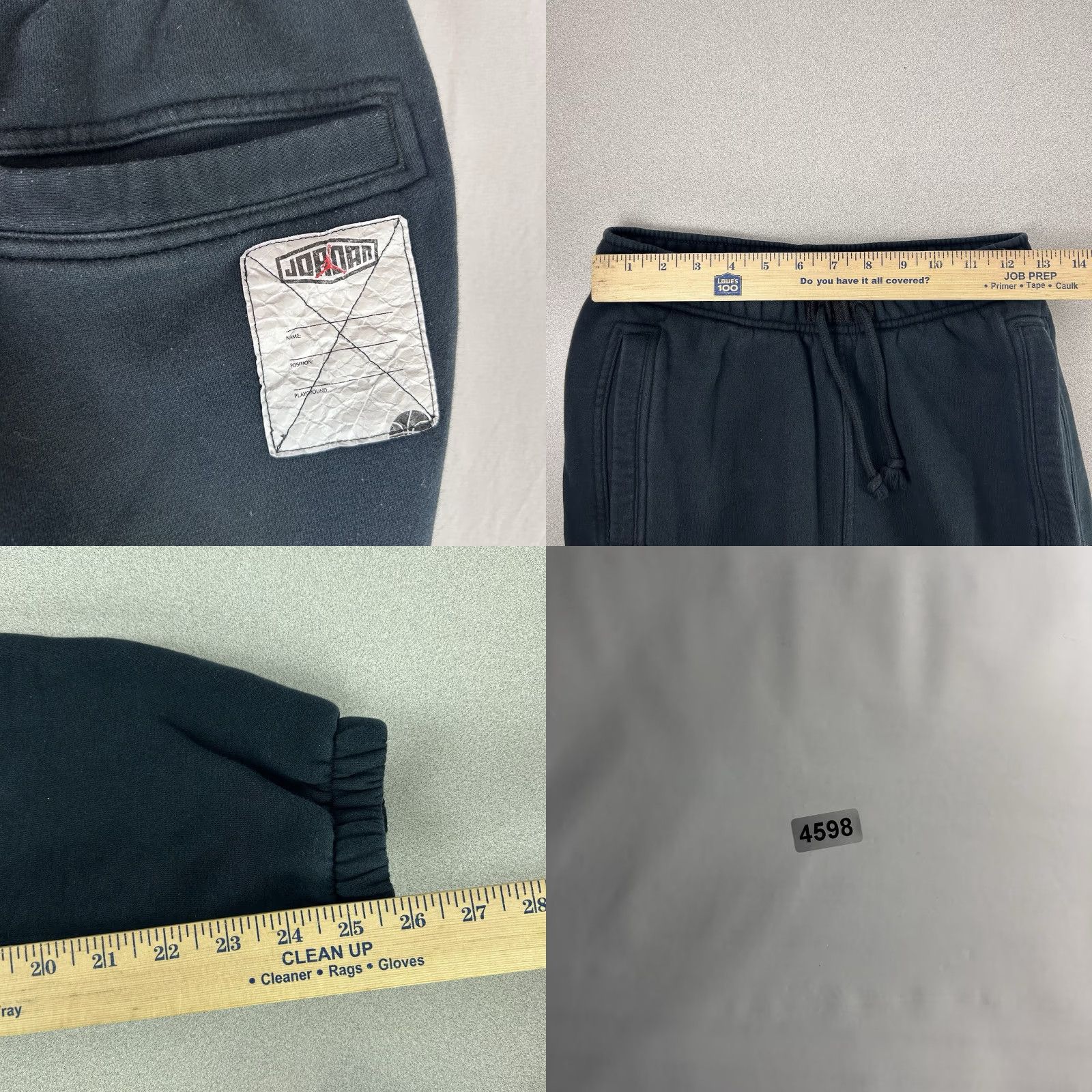 Nike VINTAGE?NIKE Air Jordan Men's XS Sport DNA Fleece Jogger Pants DC9635-010 Size US 27 - 9 Thumbnail