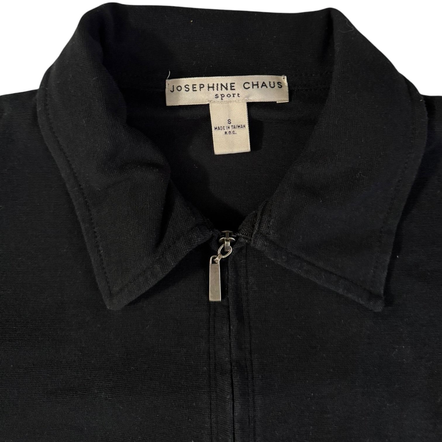 Other Josephine Chaus Sport Women’s Zip Up Black Jacket – Small Size S / US 4 / IT 40 - 2 Thumbnail