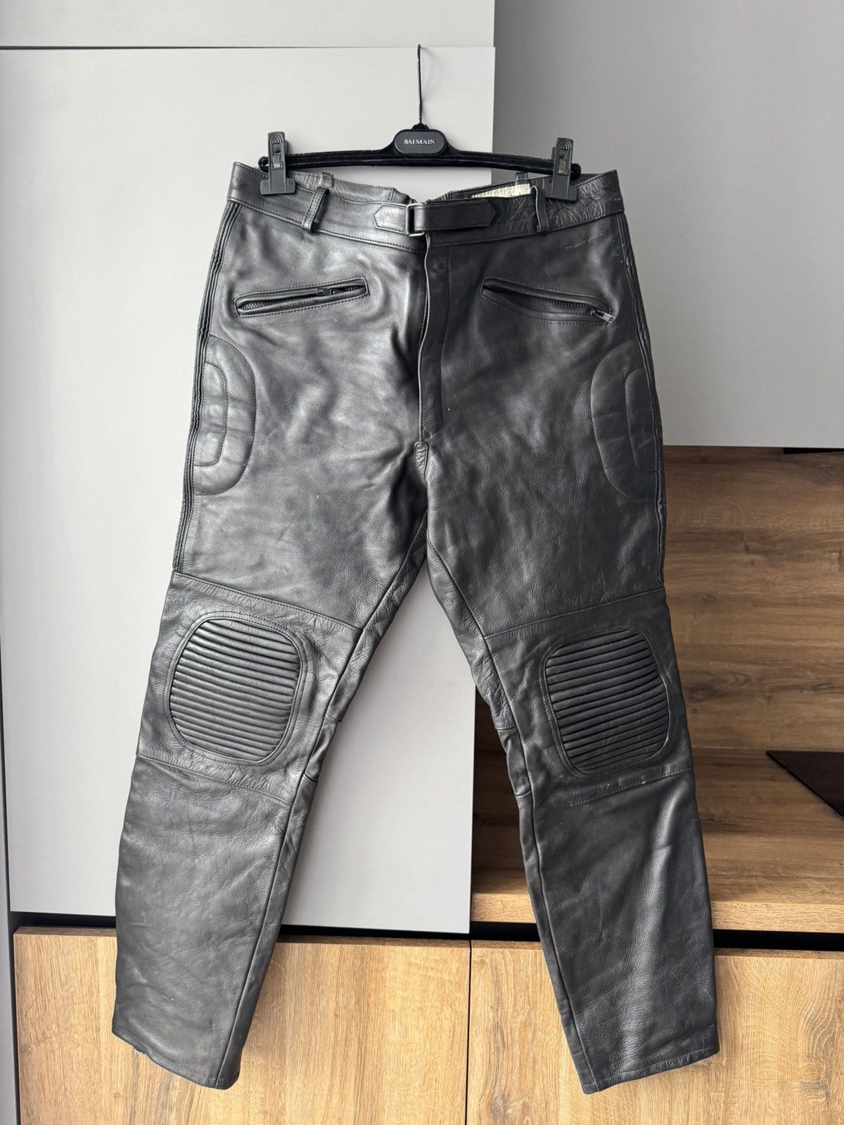 Japanese Brand Vintage Leather Motorcycle Biker Pants Size US 38 / EU 54 - 1 Thumbnail