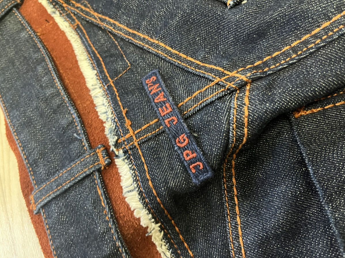 Jean Paul Gaultier 27 Jean Paul Gaultier belted leather Super wide denim pants Size US 30 / EU 46 - 10 Thumbnail