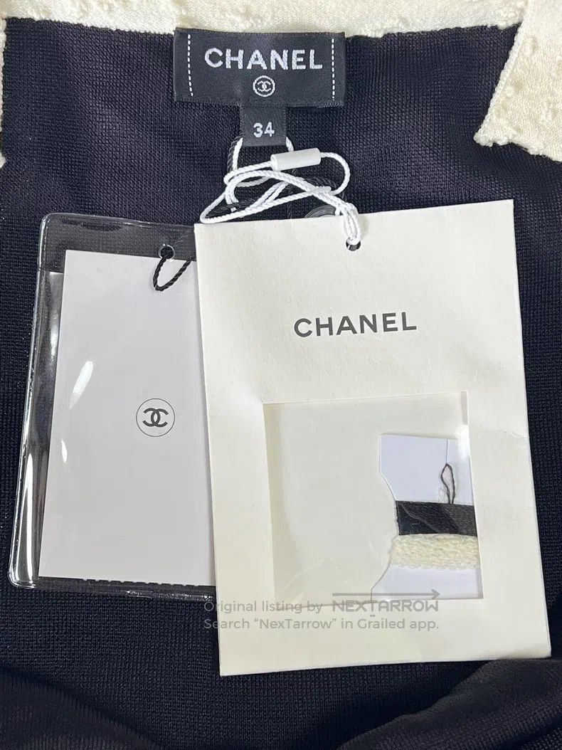 Chanel Chanel Black and white colour-blocked suspender vest Size XXS / US 00 / IT 34 - 6 Thumbnail
