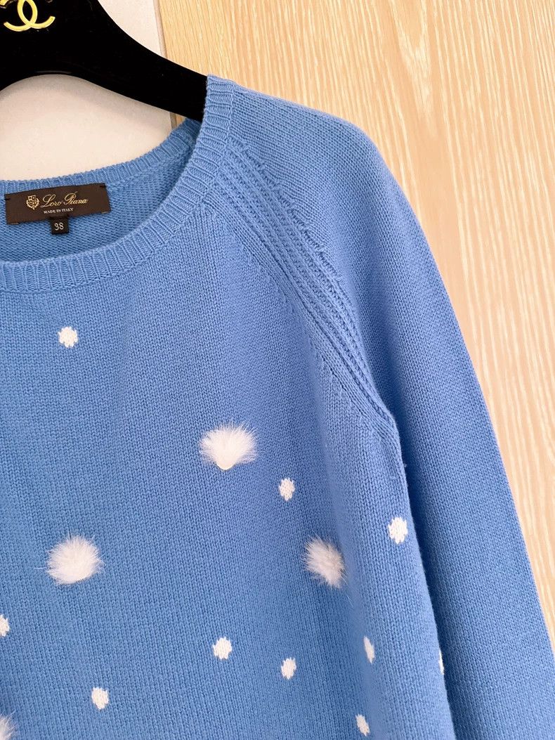Loro Piana LORO PIANA Watered down sheep's wool sweater Size M / US 6-8 / IT 42-44 - 3 Thumbnail
