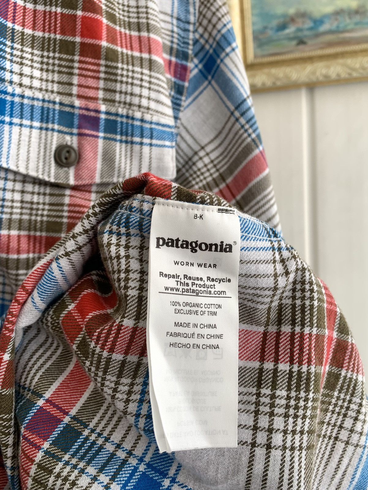 Patagonia Patagonia Organic Cotton Long Sleeve Button Shirt Size S Size US S / EU 44-46 / 1 - 8 Thumbnail