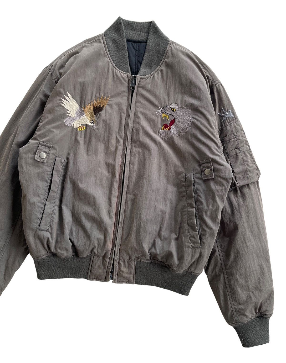 I. Spiewak And Sons Spiewak & Son Reversible Sukajan Bomber Jacket Size US M / EU 48-50 / 2 - 6 Thumbnail