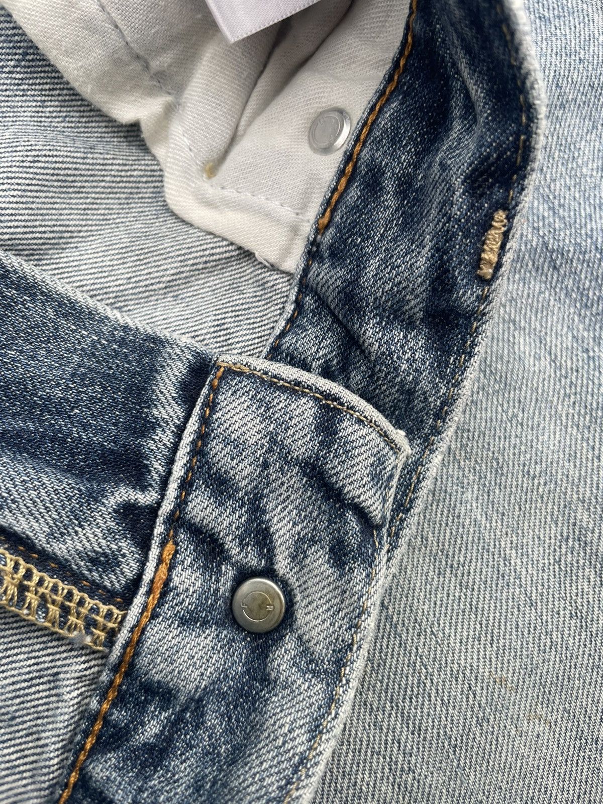 Japanese Brand × Uniqlo Uniqlo Selvedge Distresed Jeans Size US 35 - 17 Thumbnail