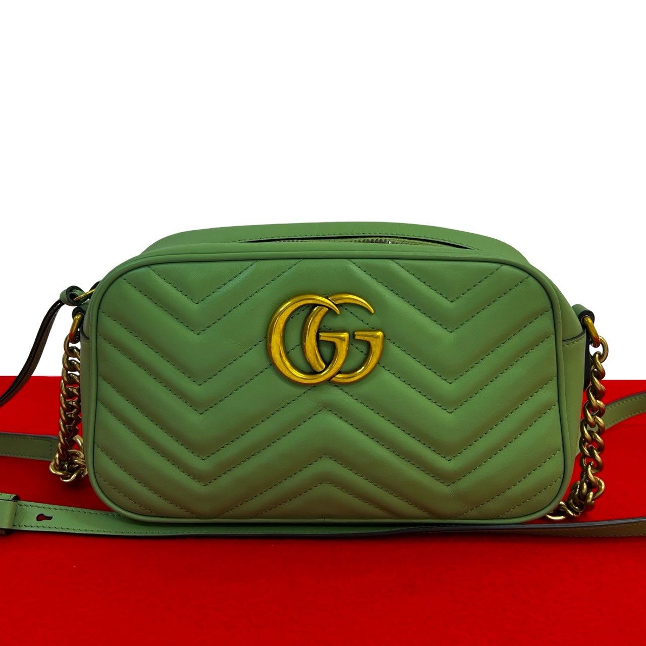 Gucci Gucci Gucci GG Marmont Leather Shoulder Bag Leather Shoulder Bag 61489 DUTY FREE for USA Size ONE SIZE - 1 Thumbnail