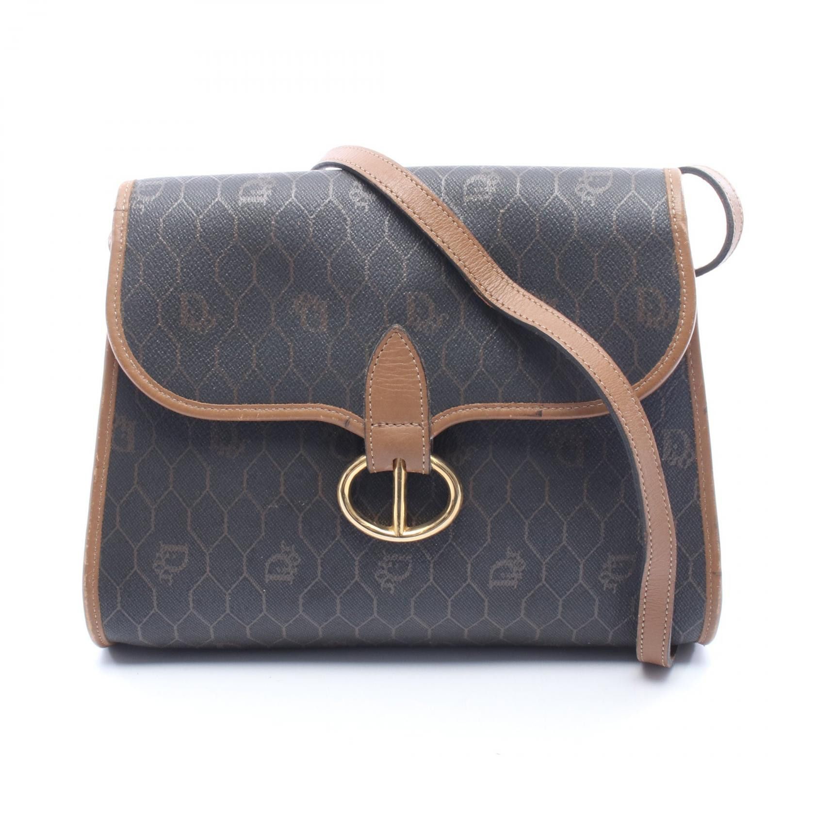 Dior Dior Dior PVC Coated Canvas Leather Shoulder Bag Plastic / Synthetic Shoulder Bag DUTY FREE for USA Size ONE SIZE - 1 Thumbnail