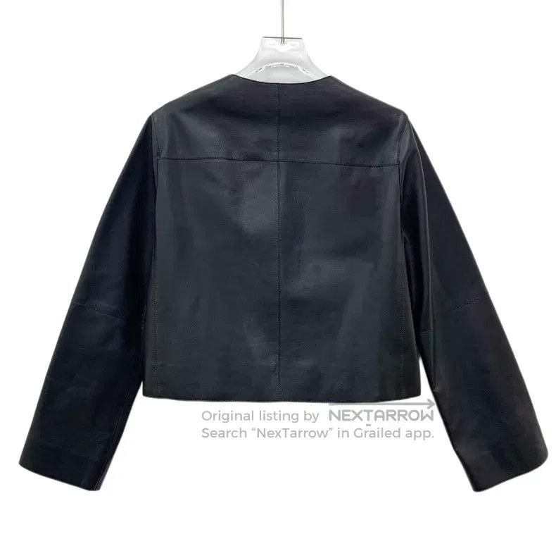 Hermes Hermes Black Buckle Sheep Leather Round Neck Long Sleeve K Size XS / US 0-2 / IT 36-38 - 2 Thumbnail