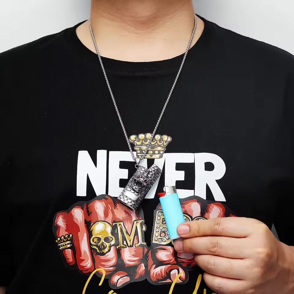 Jewelry Mythical Beasts Men Pendant + 60 cm chain Size ONE SIZE - 10 Thumbnail