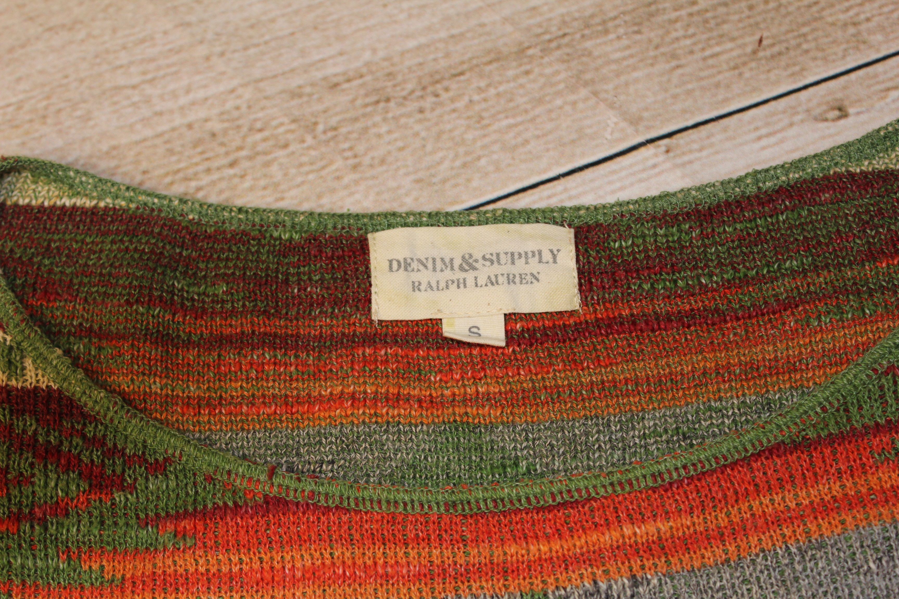 Denim & Supply Ralph Lauren Ralph Lauren Denim & Supply Geometric Print Knitted Jumper Size US S / EU 44-46 / 1 - 6 Thumbnail