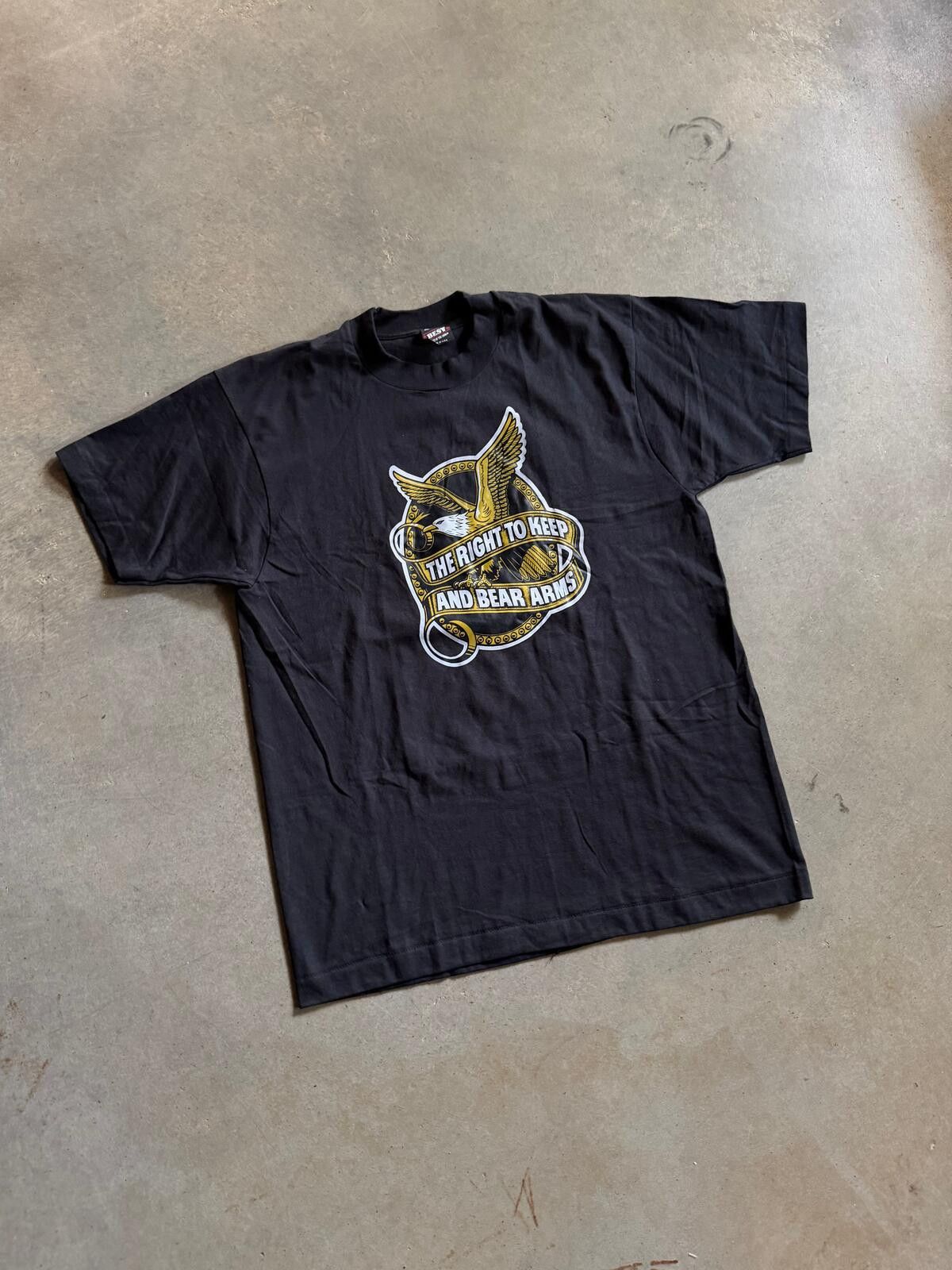 Other VTG The Right To Bear Arms Tee Sz L Size US L / EU 52-54 / 3 - 2 Thumbnail