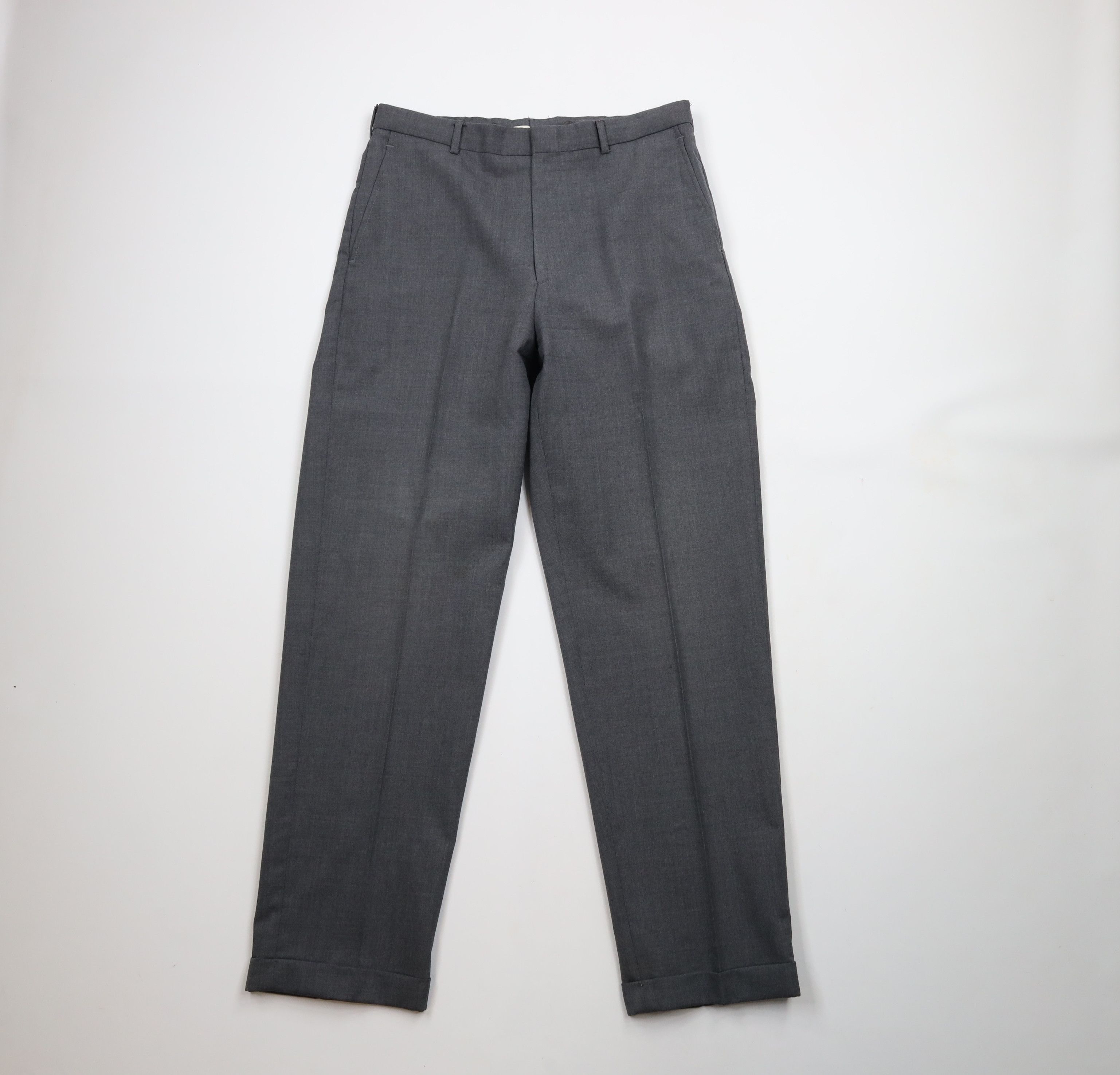 Lands' End × Vintage Vintage 90s Lands End Wide Leg Chino Pants Trousers USA Size US 32 / EU 48 - 1 Thumbnail
