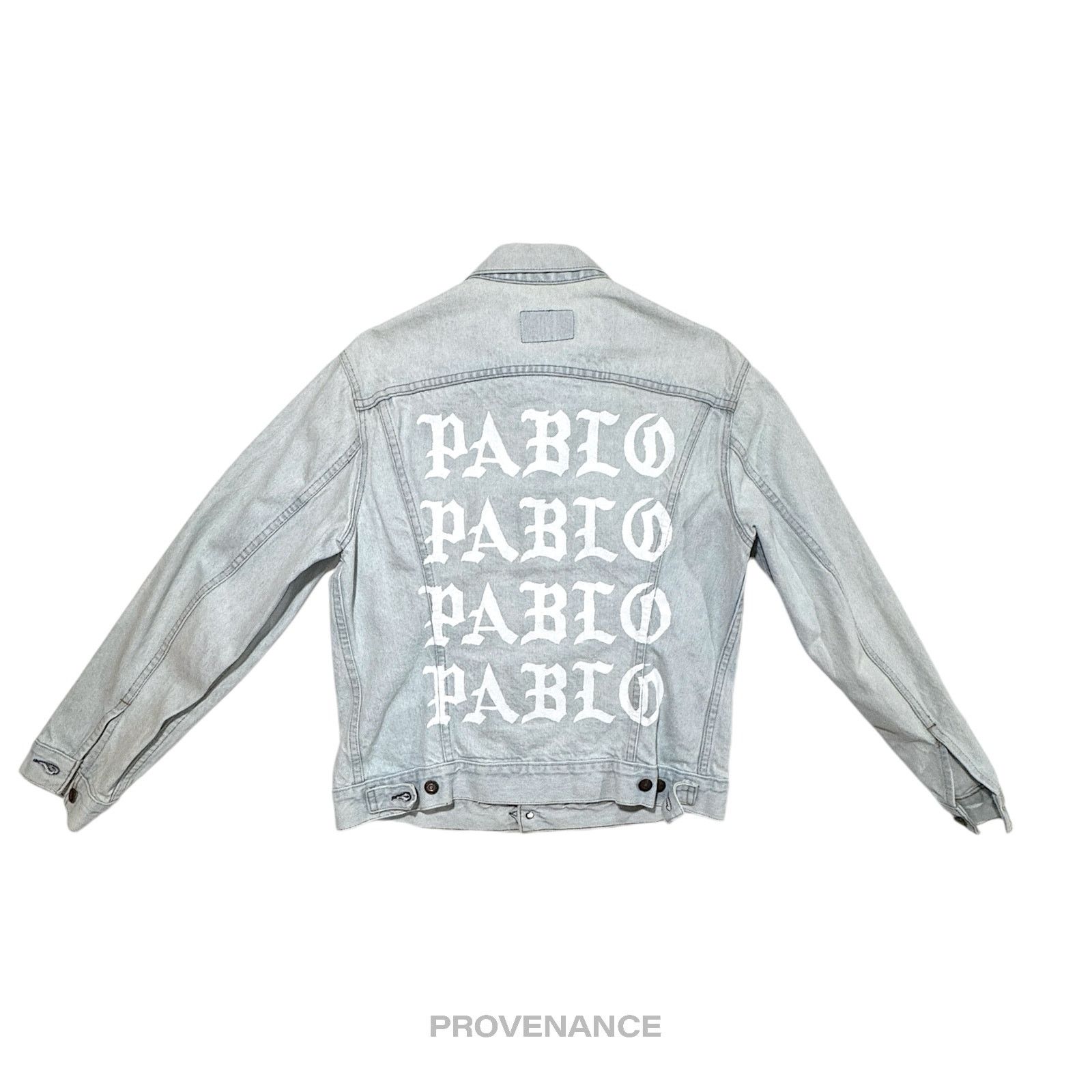Levi's 🔴 LEVIS x Kanye Ye PABLO TLOP Denim Jacket - Light Blue M Size US M / EU 48-50 / 2 - 1 Thumbnail