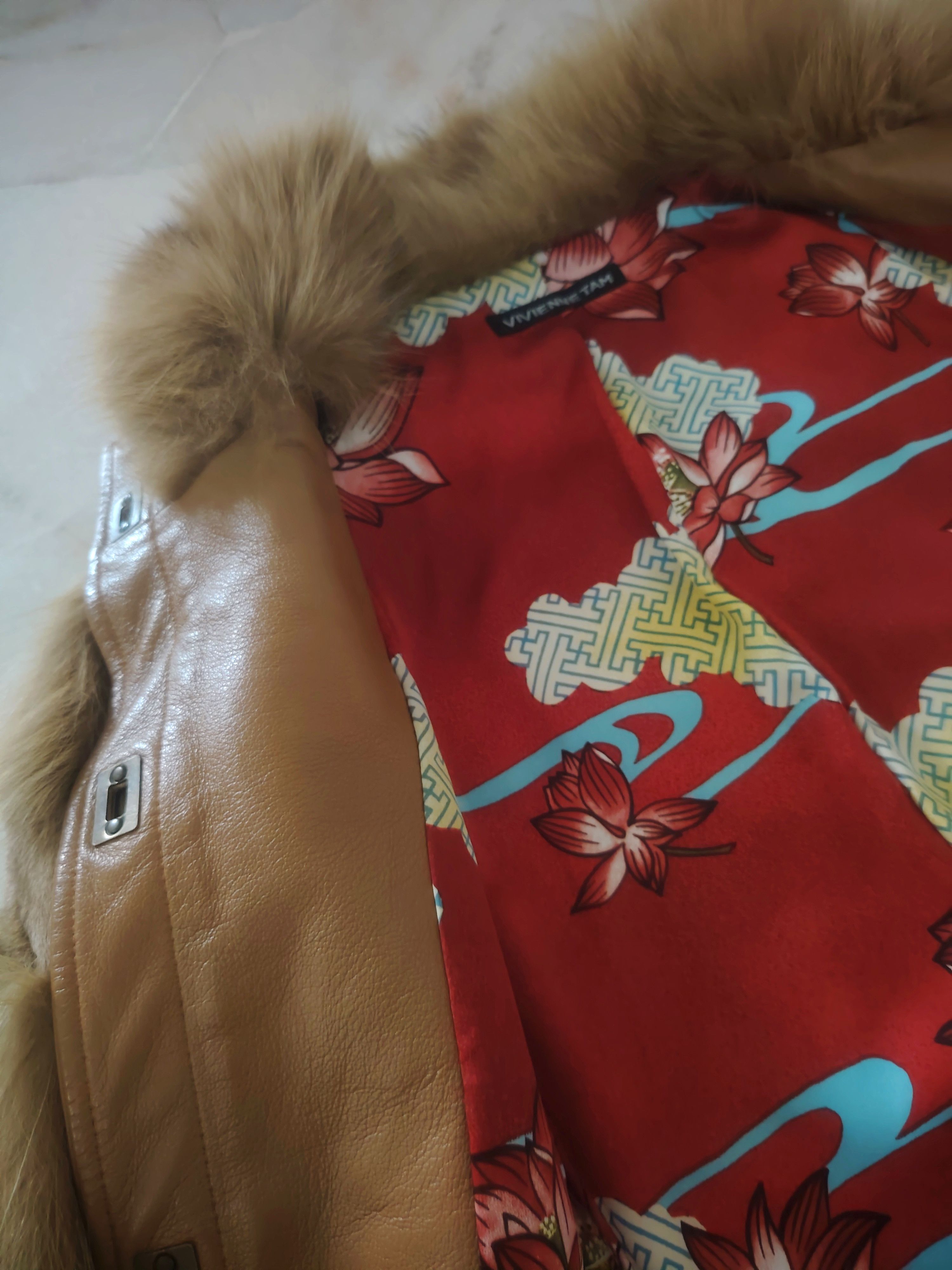Designer × Japanese Brand × Vivienne Tam Vivienne Tam Fox Fur Jacket Size XS / US 0-2 / IT 36-38 - 5 Thumbnail