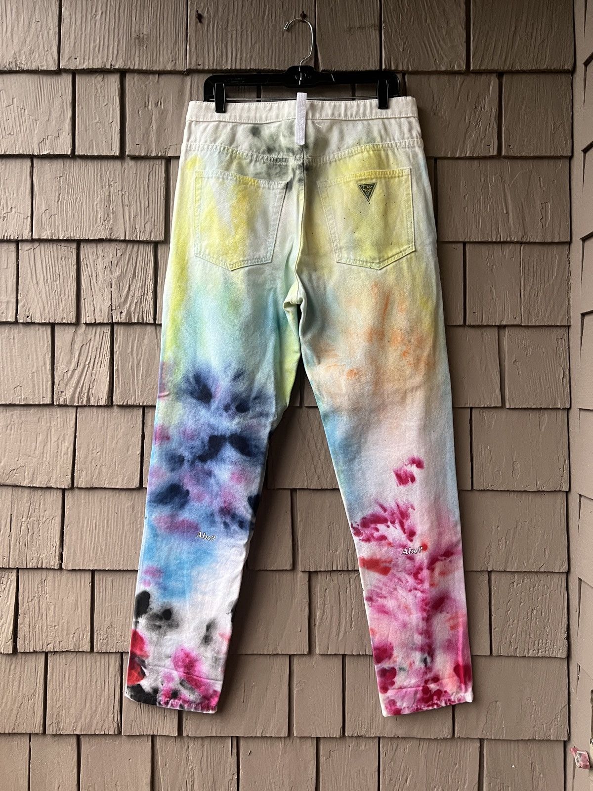 Advisory Board Crystals × Guess Advisory Board Crystals Crystal Infused White Jean Size US 32 / EU 48 - 5 Thumbnail