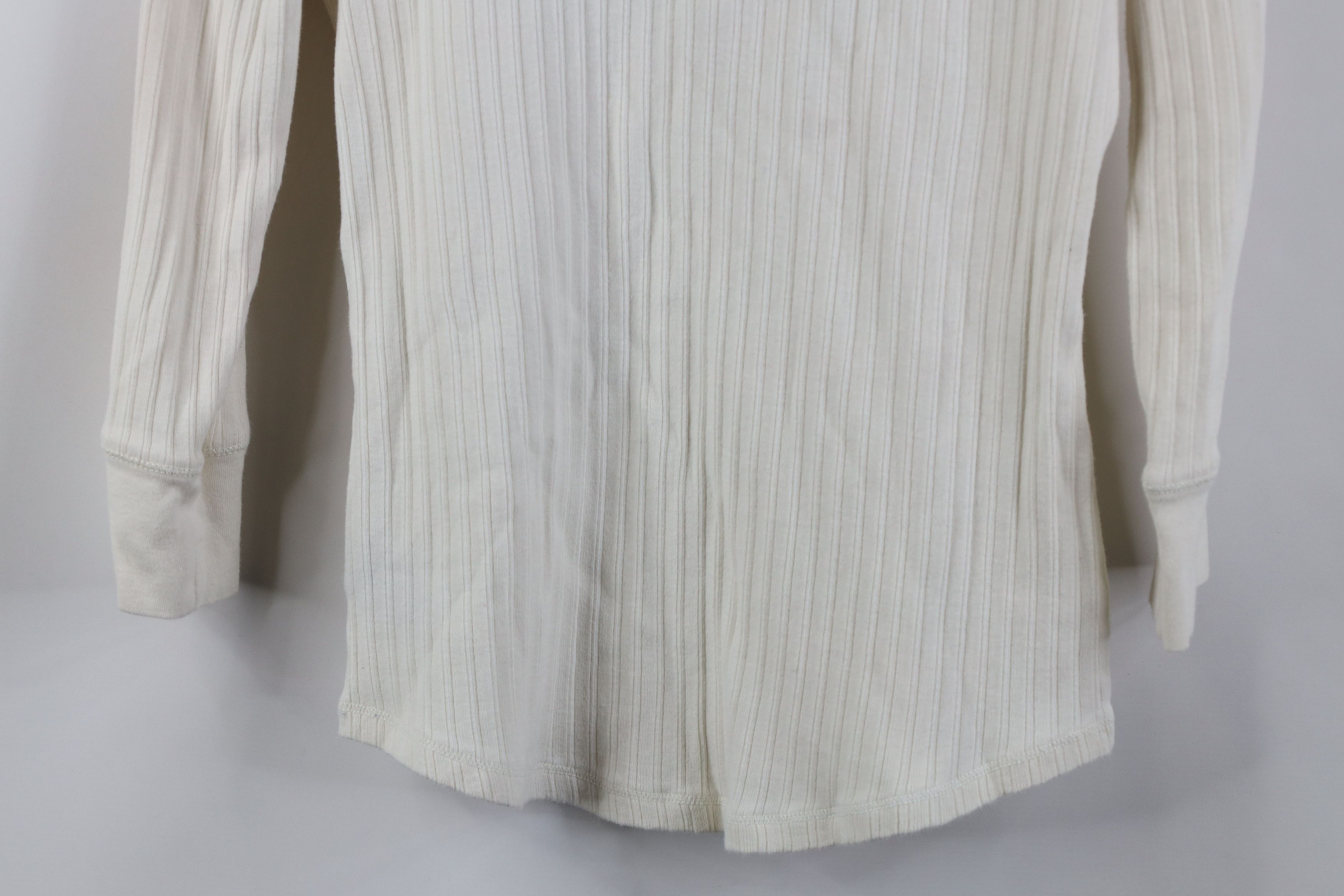 Polo Ralph Lauren Vintage 90s Y2K Ralph Lauren Ribbed Knit Tie Lace T-Shirt Size S / US 4 / IT 40 - 13 Thumbnail