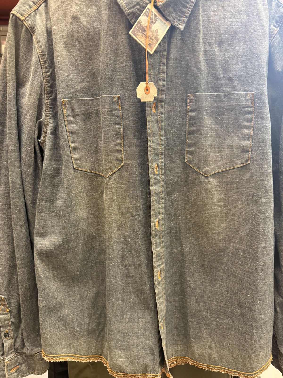 Nudie Jeans Nudie Jeans Co. Denim Shirt XL Size US XL / EU 56 / 4 - 4 Thumbnail