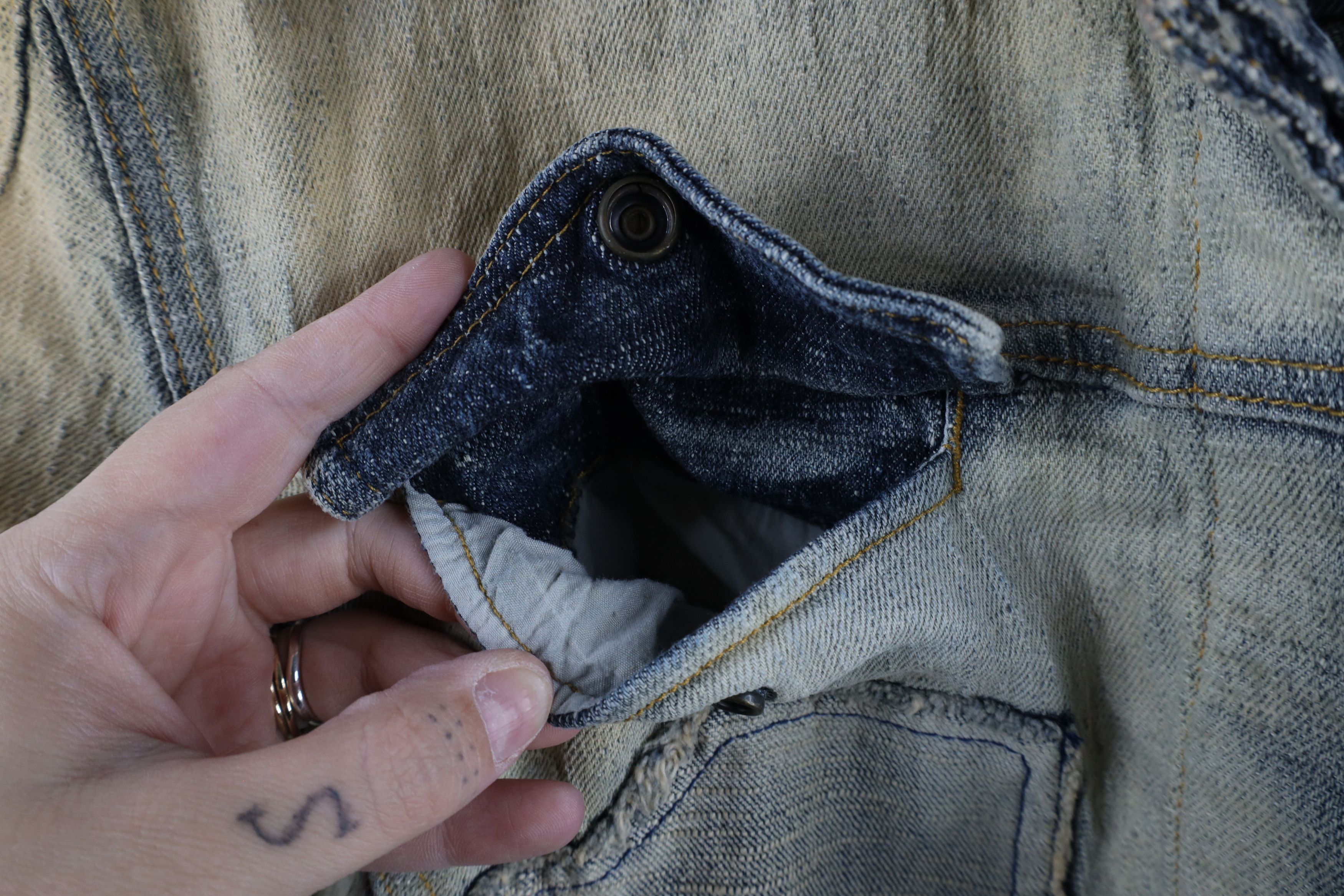 Fubu × Vintage Vintage FUBU Spell Out Stretch Denim Jean Trucker Jacket Size XL / US 12-14 / IT 48-50 - 5 Thumbnail