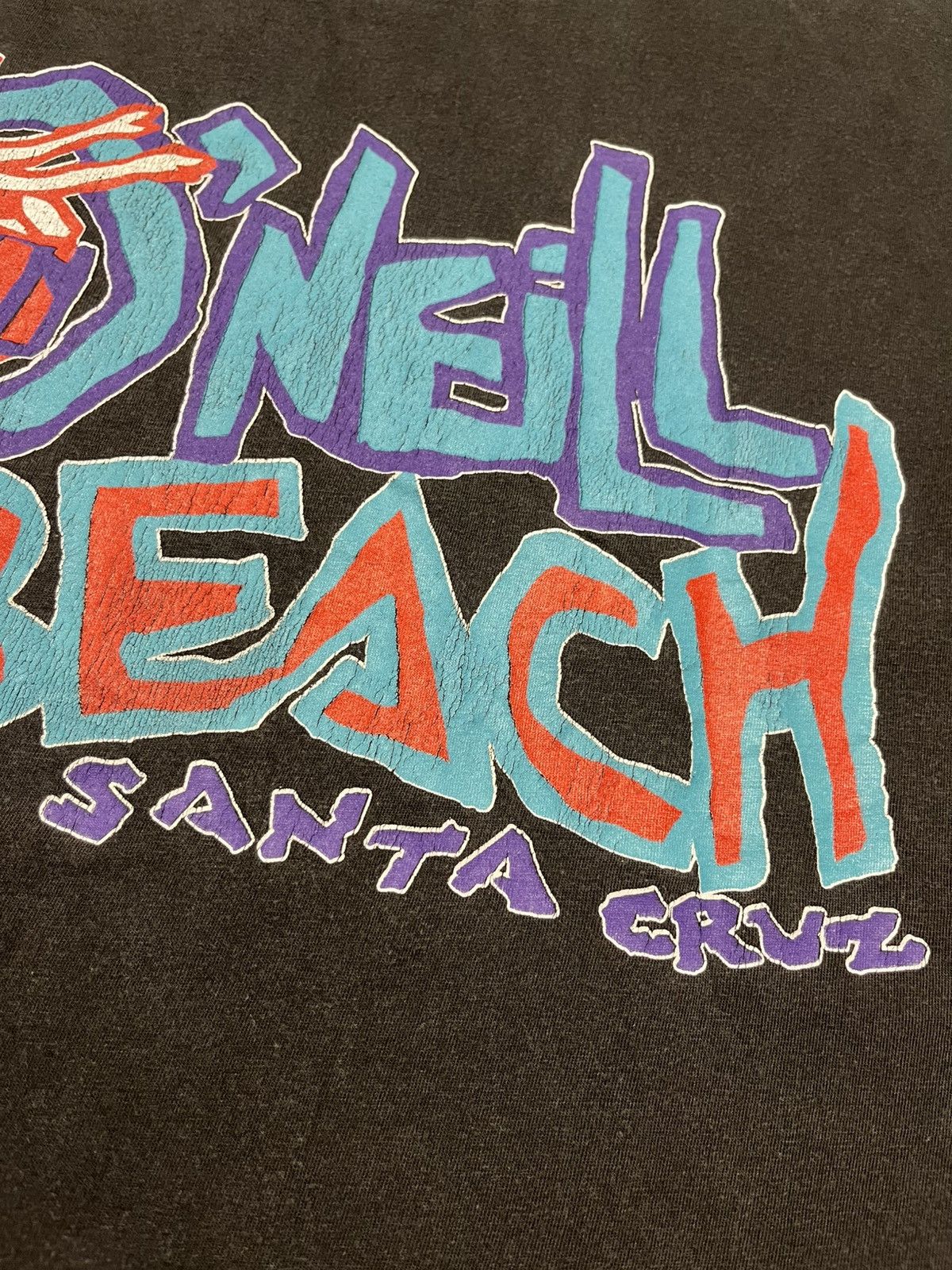 O'Neill Vintage 90’s Oneill Beach Santa Cruz Graffiti Logo Tee Size US L / EU 52-54 / 3 - 10 Thumbnail