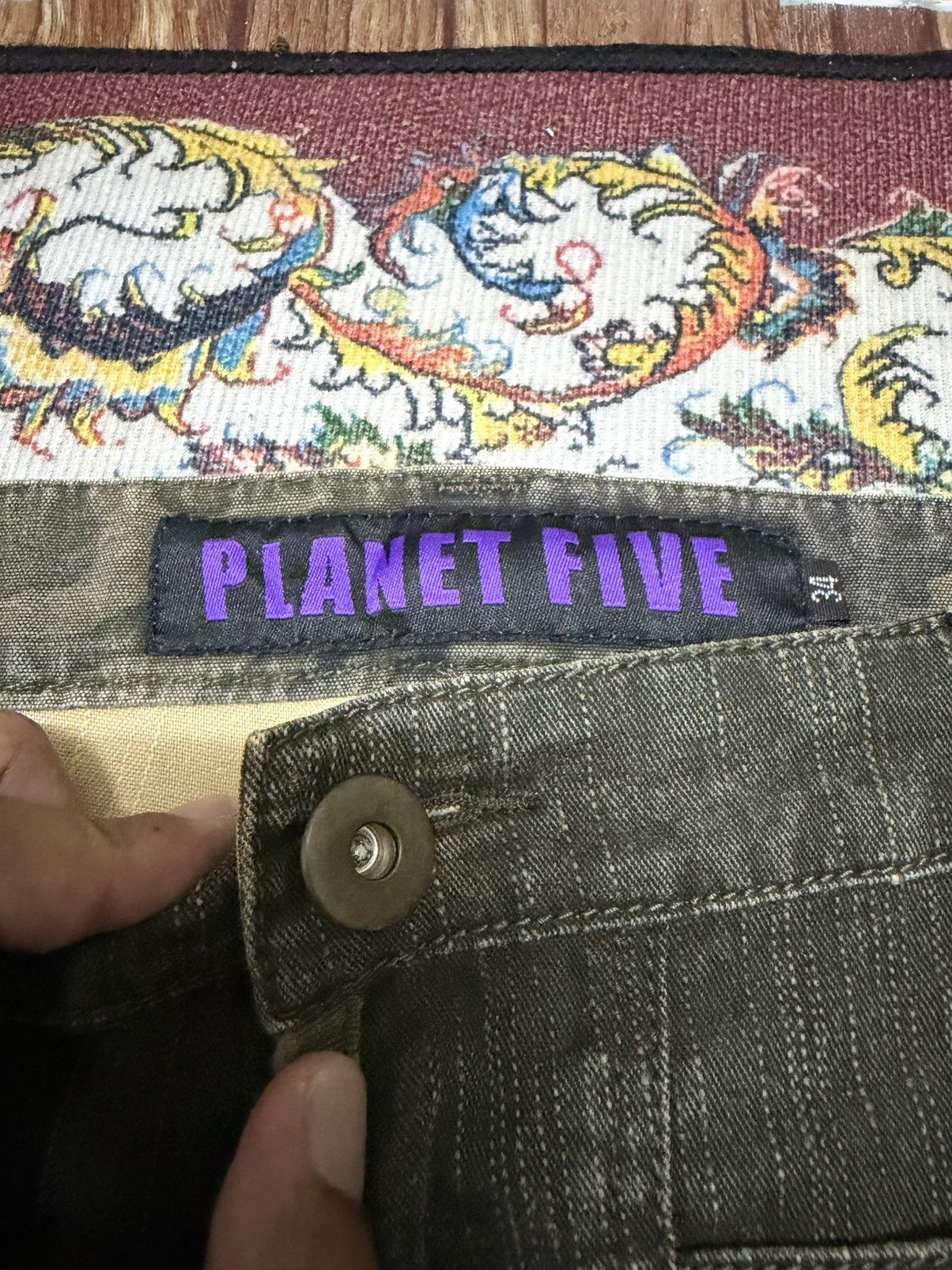 If Six Was Nine Planet Five Seditionaries Punk Cargo Pants Size US 34 / EU 50 - 3 Thumbnail