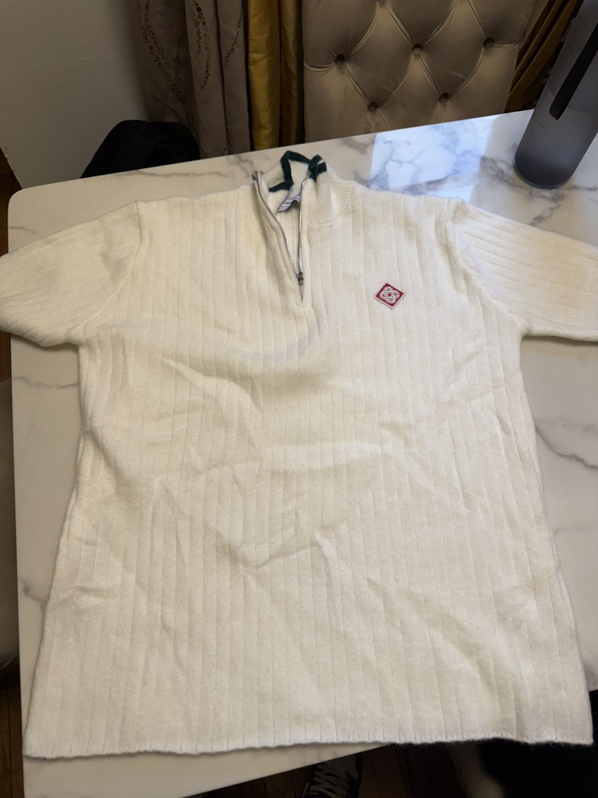 Casablanca Half Zipper Polo Shirt