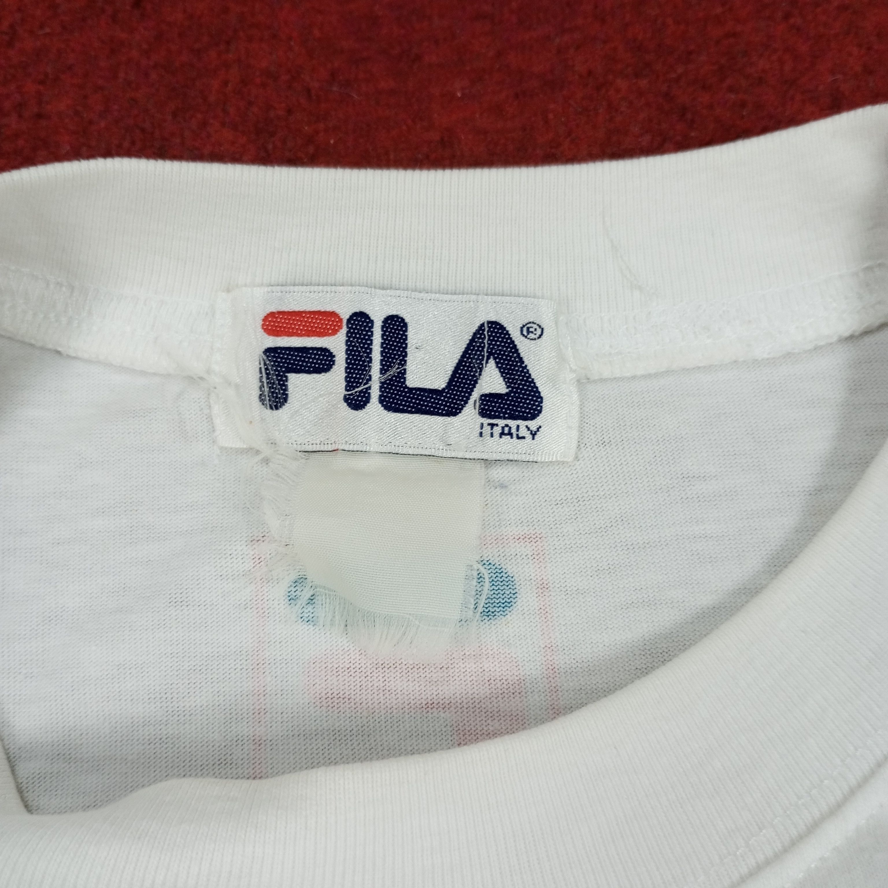 Fila × Vintage Fila Center Art Design Style Tshirt Size US XL / EU 56 / 4 - 7 Thumbnail