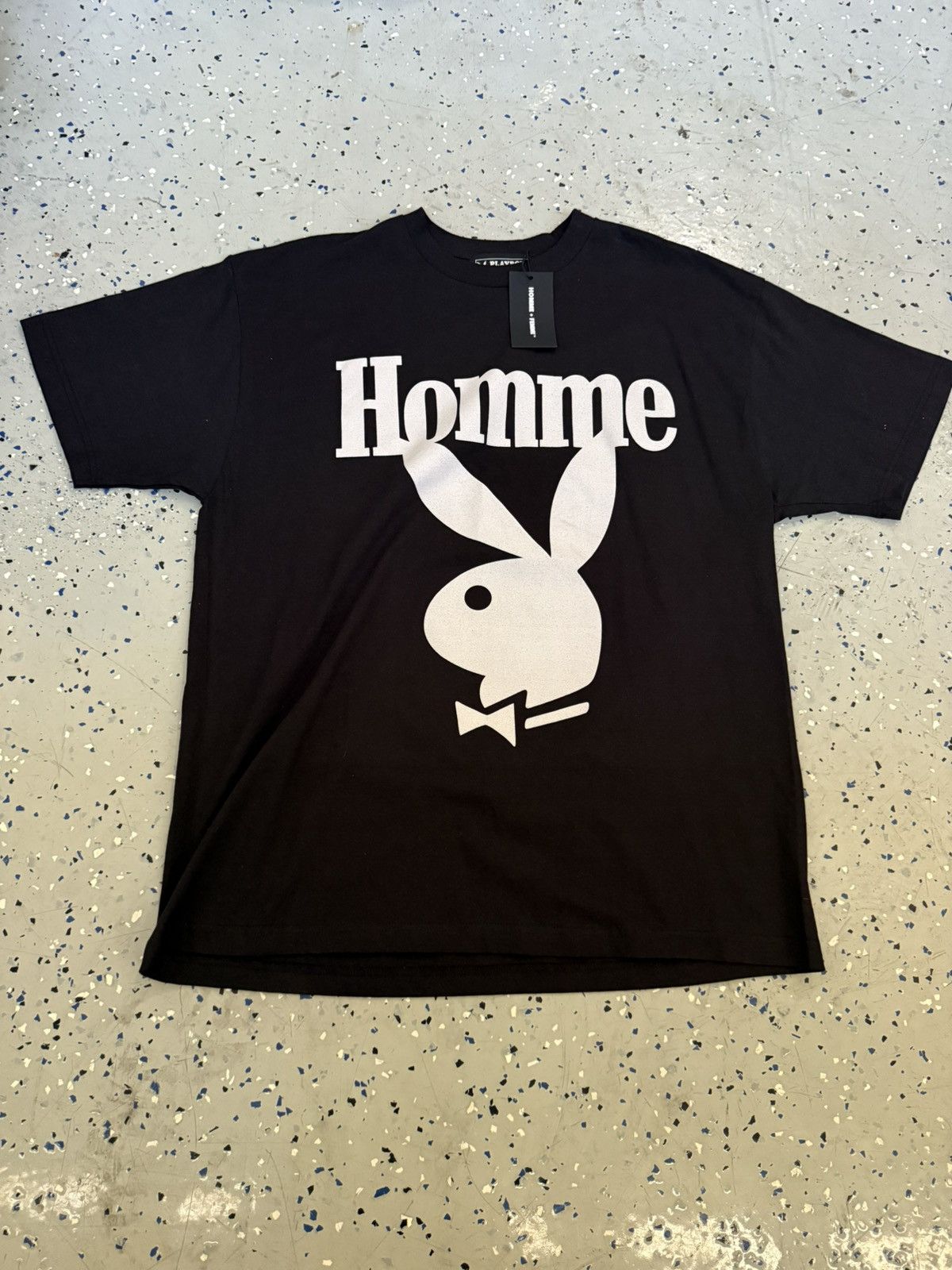 Homme + Femme La × Playboy Playboy x Homme + Femme “Twsited Bunny” Men’s T-shirt Black Size US XL / EU 56 / 4 - 1 Thumbnail