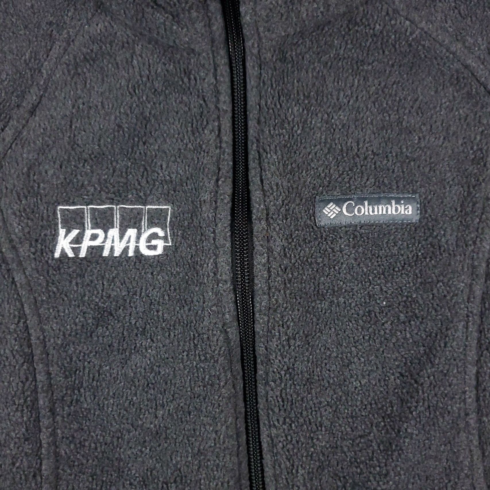 Vintage Columbia Jacket Womens Small Gray Fleece Full Zip Regular Fit All Seasons Size S / US 4 / IT 40 - 2 Thumbnail