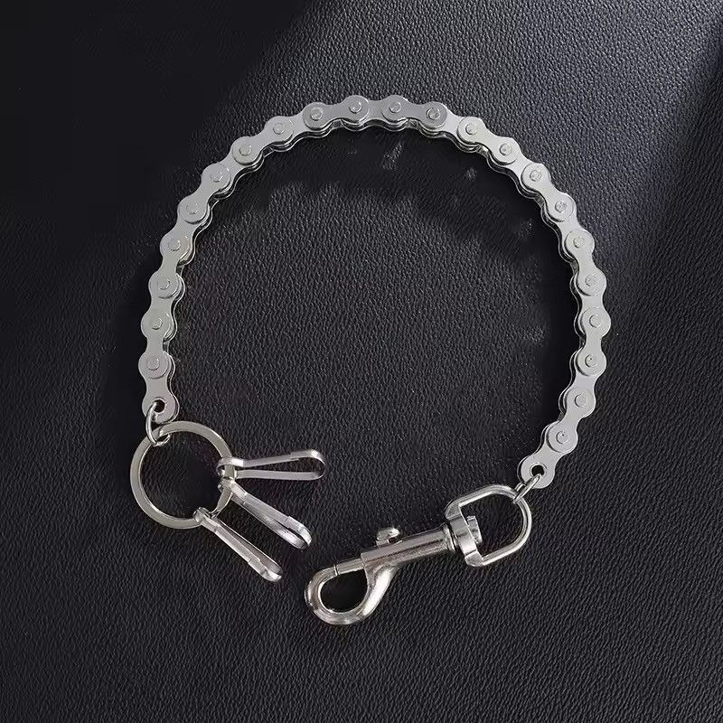 Jewelry 44cm Length Motorcycle Chain Wallet Waist Key chain Size ONE SIZE - 1 Thumbnail