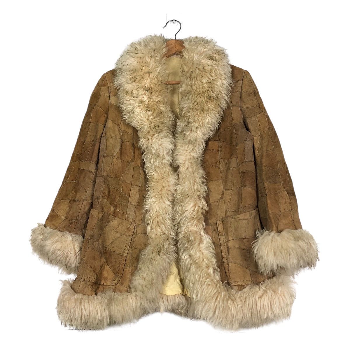 Japanese Brand 🔥Vintage Mink Fur Blanket Shearling Leather Jacket Kapital Size US M / EU 48-50 / 2 - 1 Thumbnail